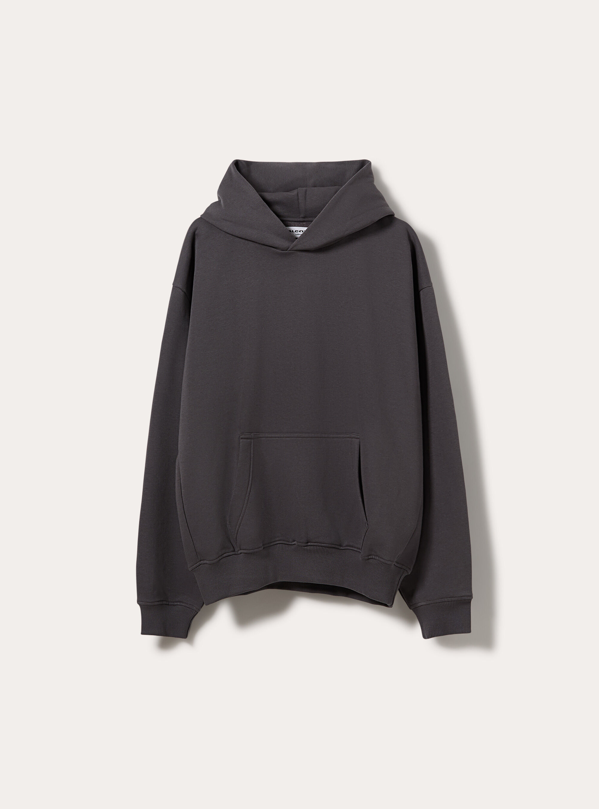 Felpa con cappuccio boxy fit, GY1 GREY DARK