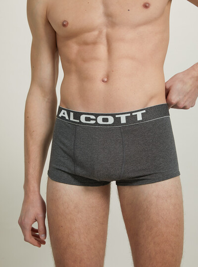 Boxer Alcott in cotone elasticizzato con logo Boxer Alcott in cotone elasticizzato con logo