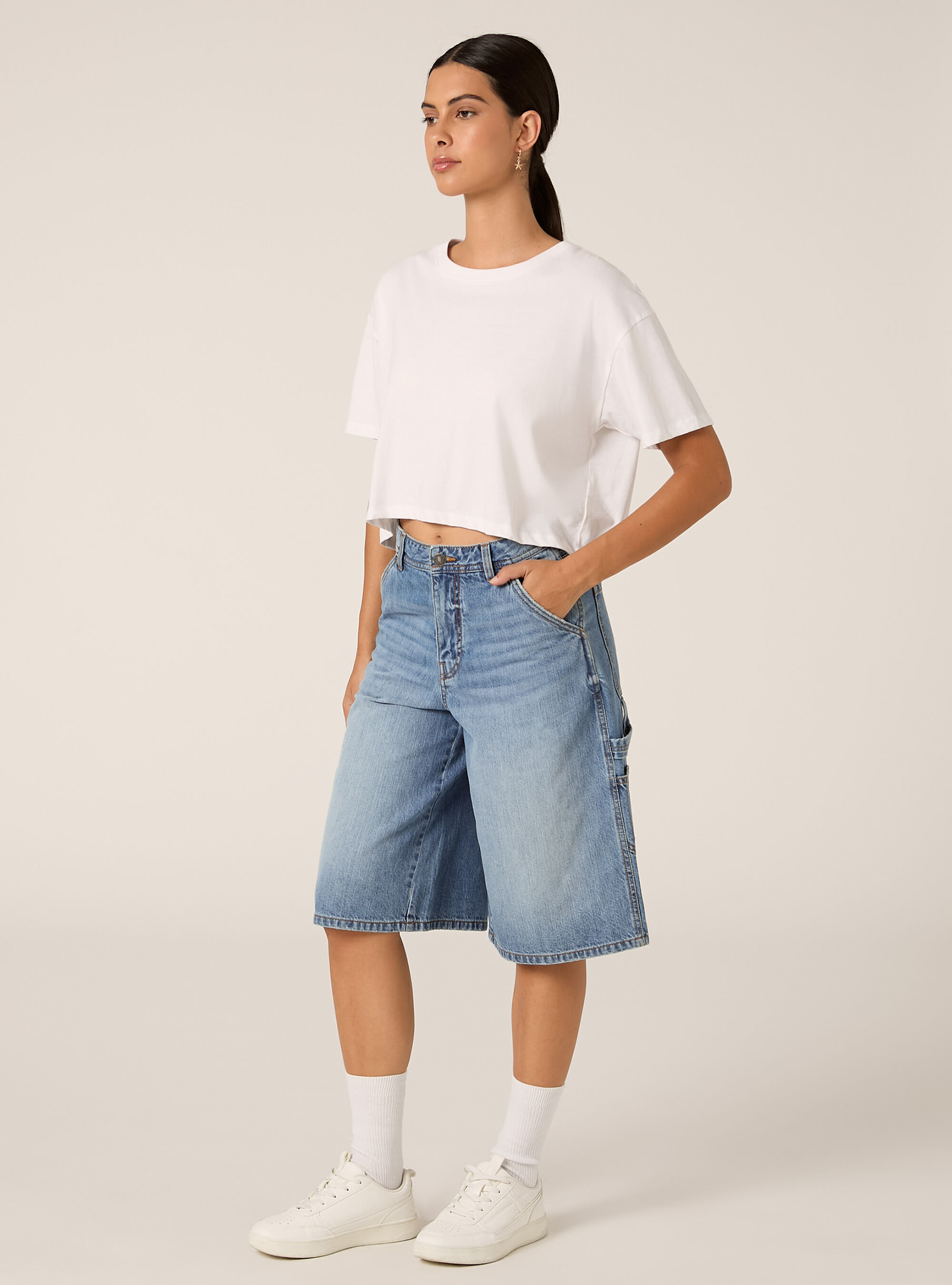 Bermuda Jort Carpenter in Denim