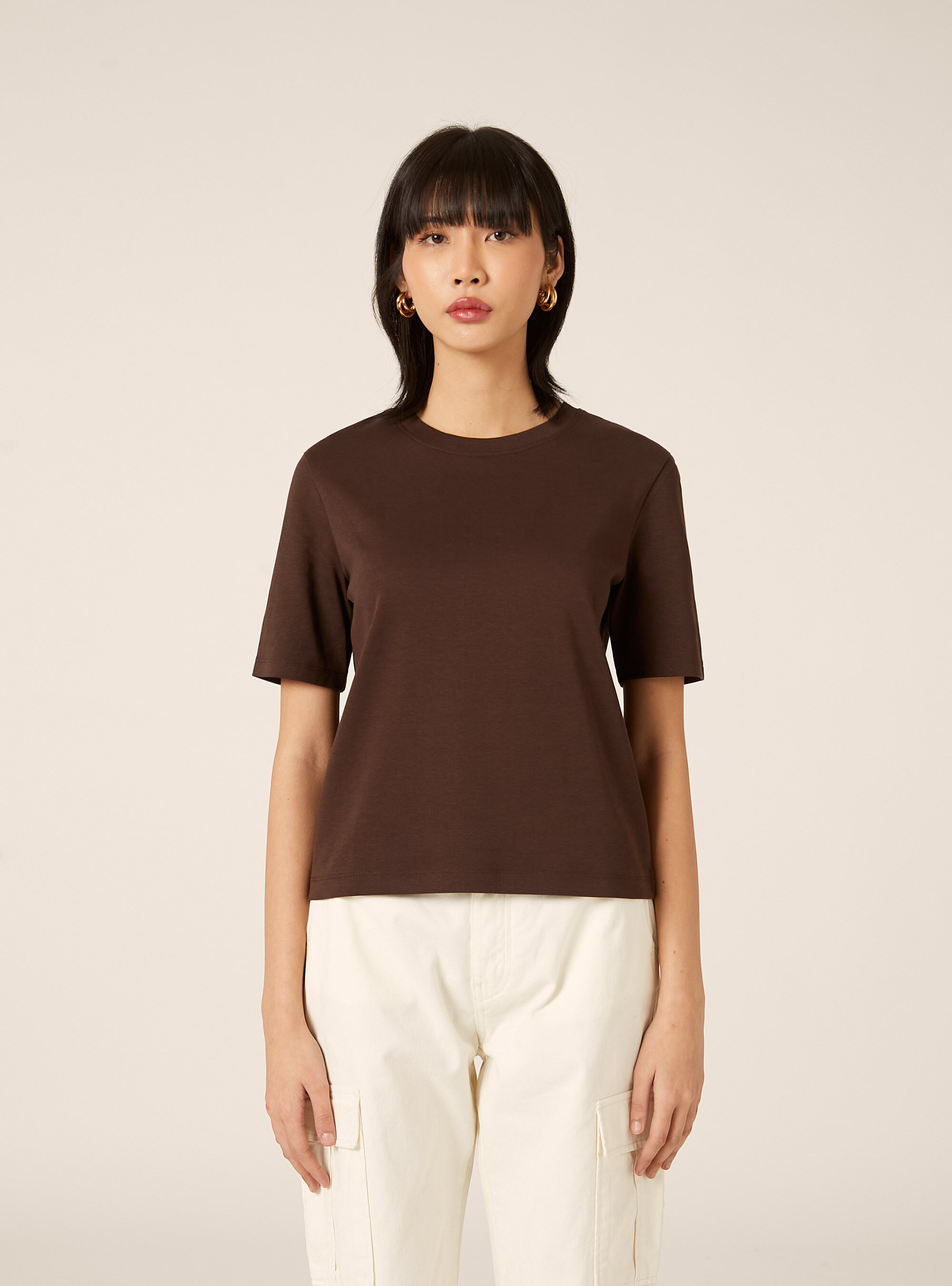 T-shirt regular in interlock