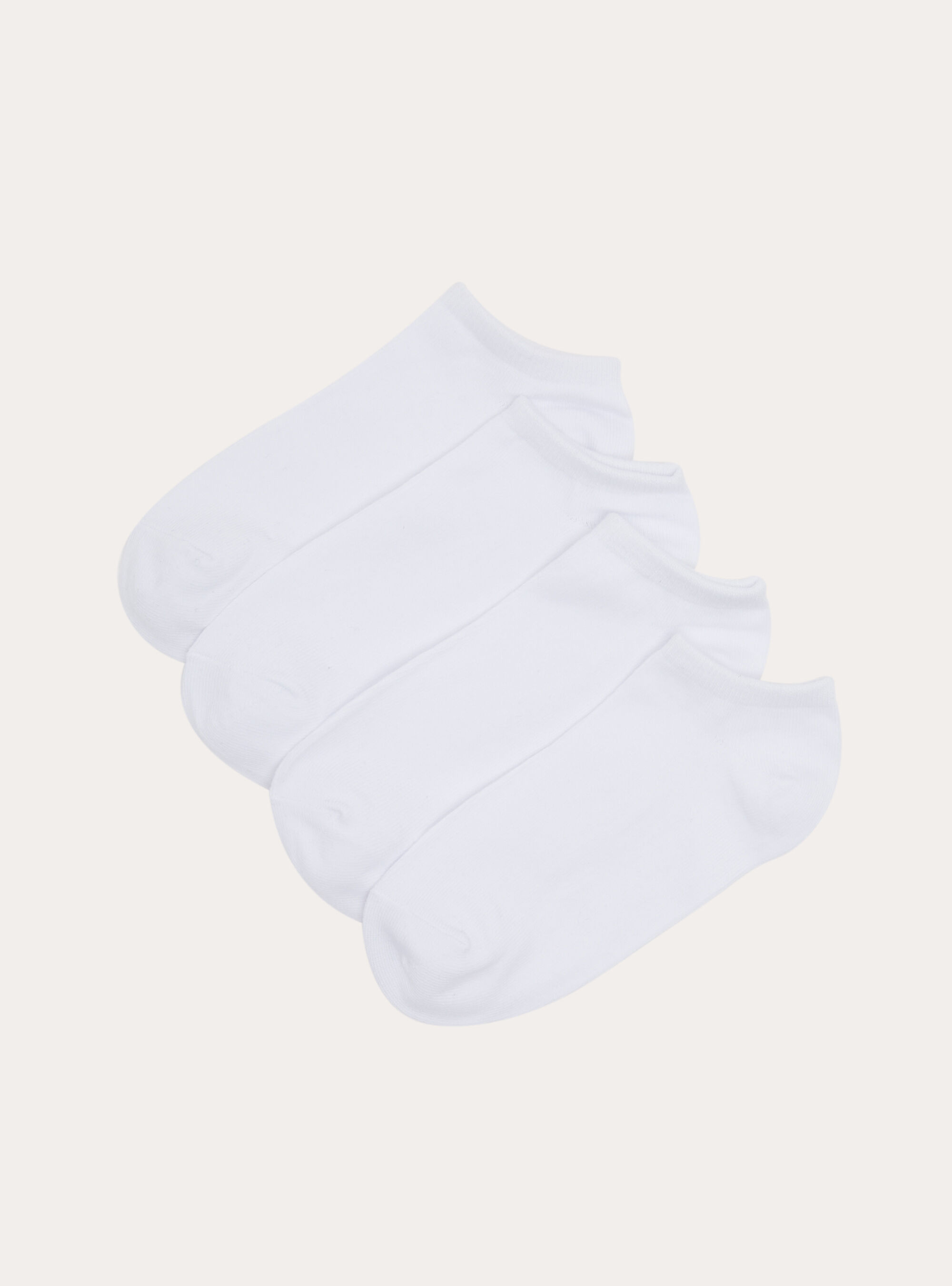 Set 4 paia di calzini in cotone, WH1 OFF WHITE
