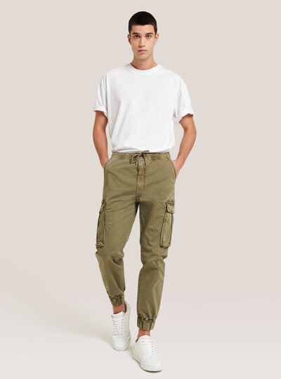Pantaloni Alcott cargo jogger in twill stretch Pantaloni Alcott cargo jogger in twill stretch