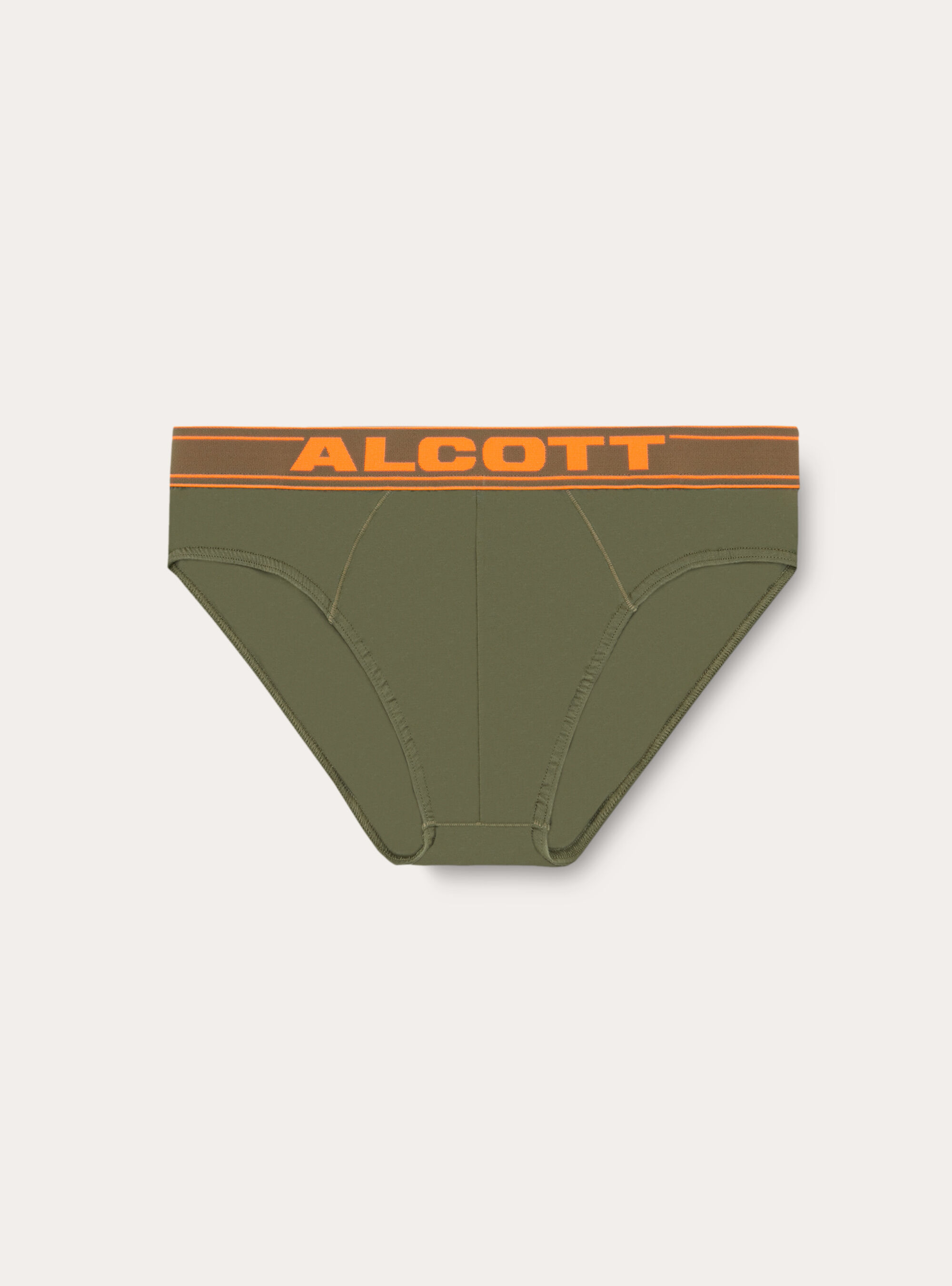 Briefs with jacquard logo elastic waistband