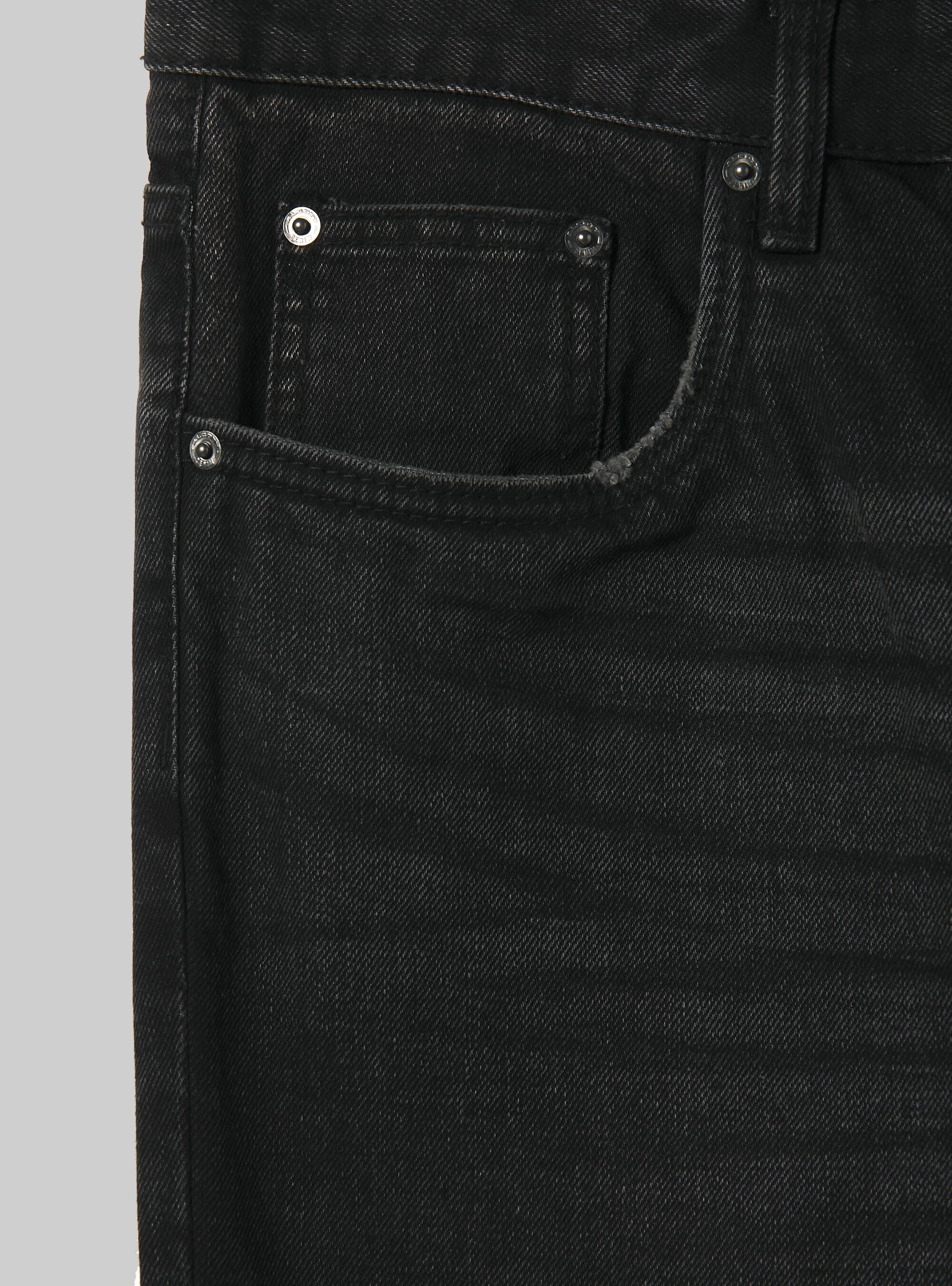 Carrot fit jeans, D000 BLACK