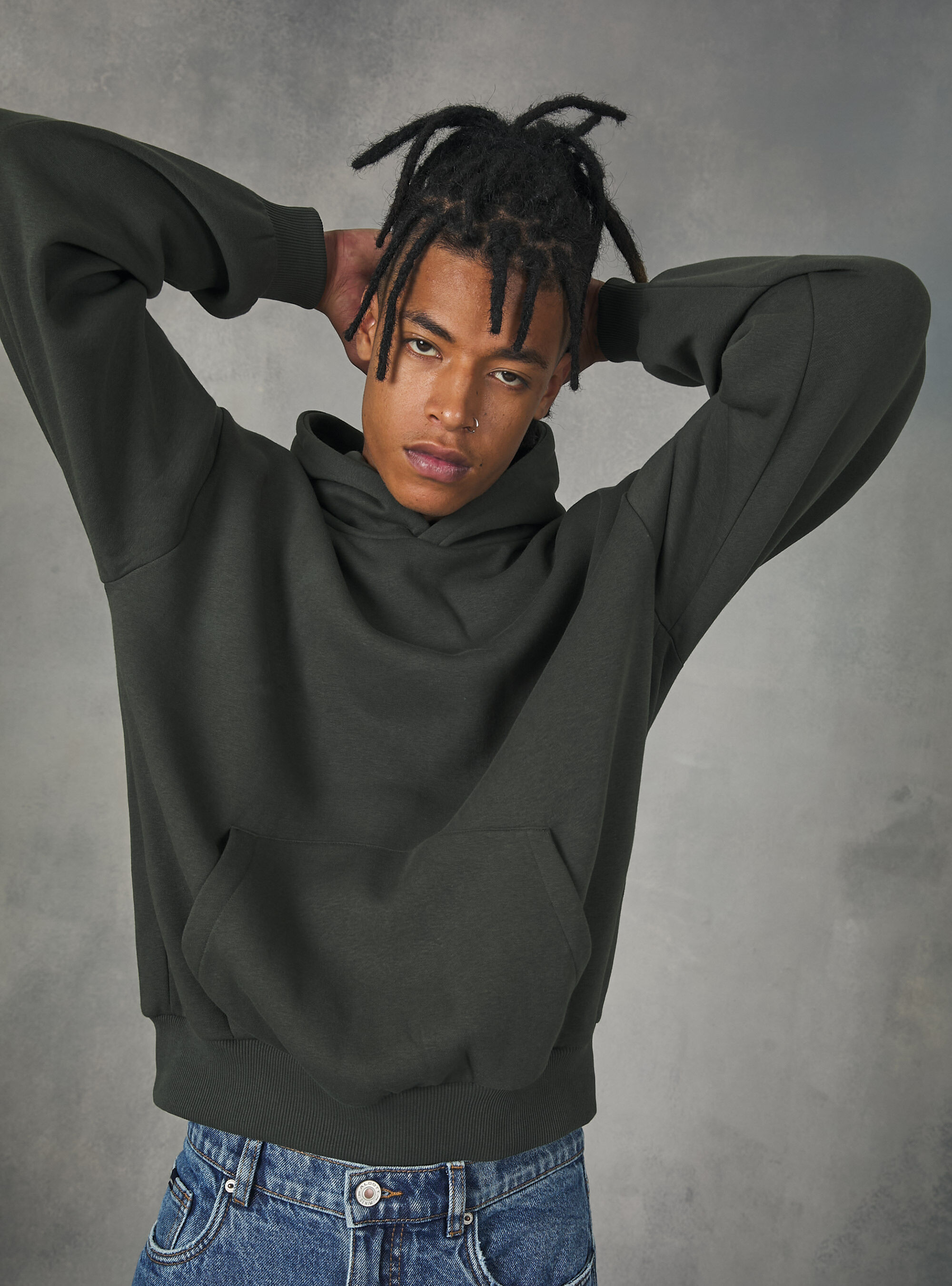 Boxy hoodie discount