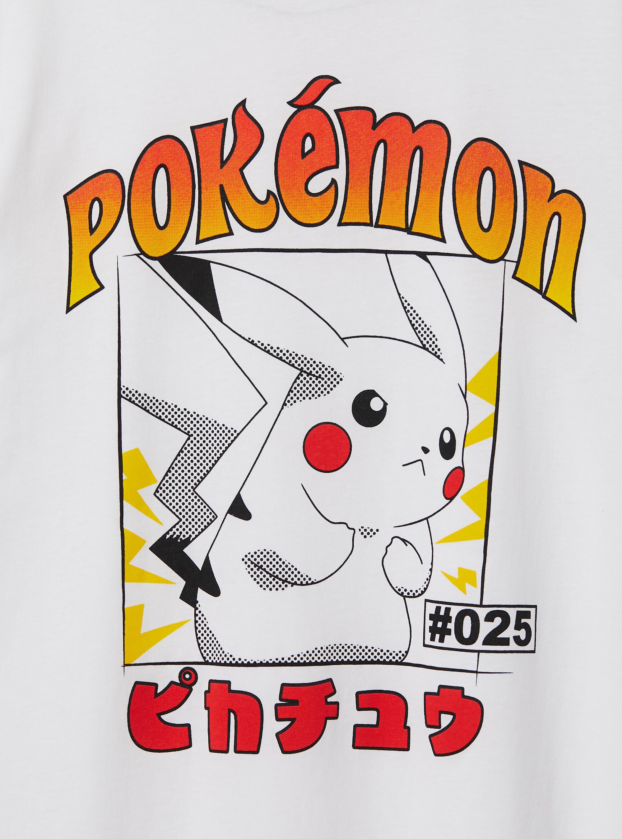 Camiseta Pok&eacute;mon / Alcott, WH3 WHITE