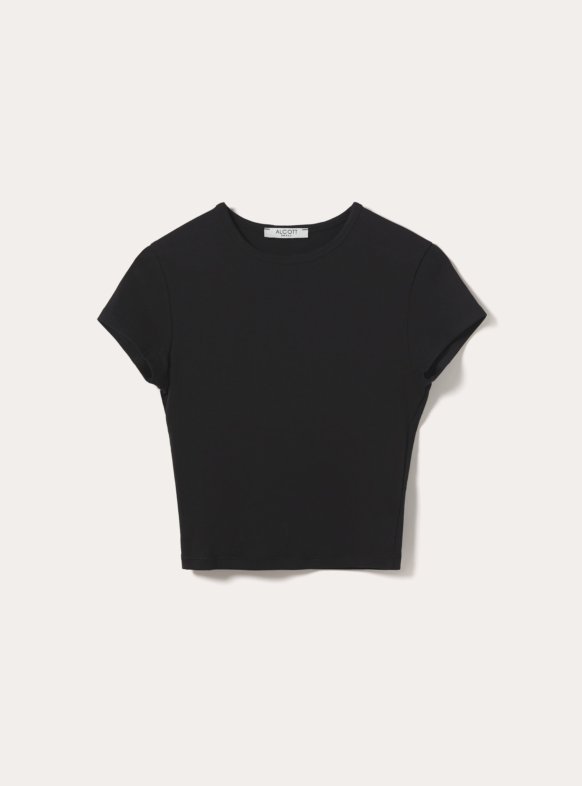 Maglietta in cotone slim fit, BK1 BLACK