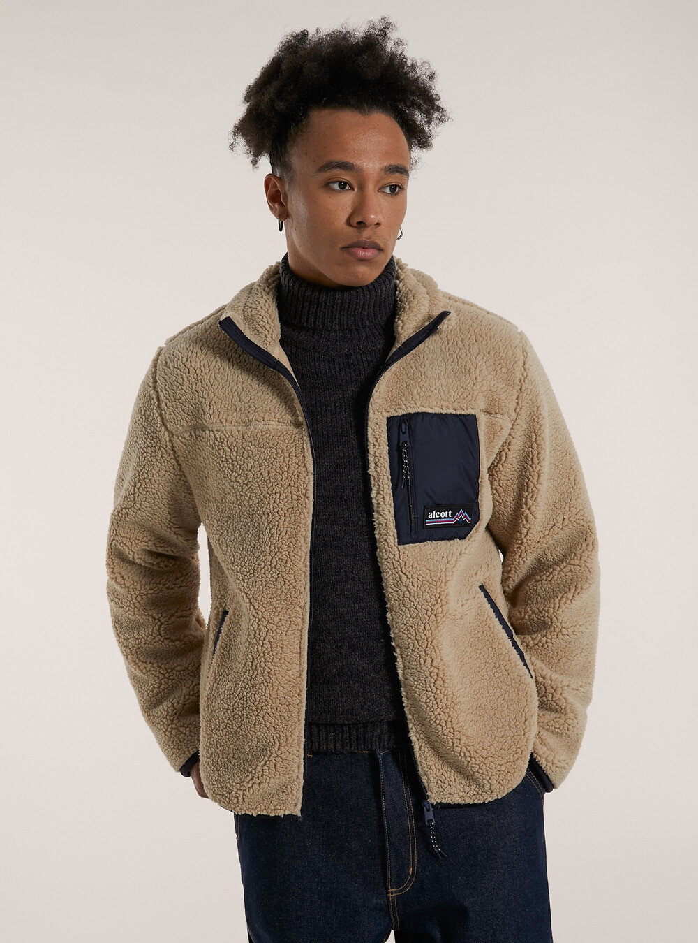 Teddy jacket with fleece lining - Main Image