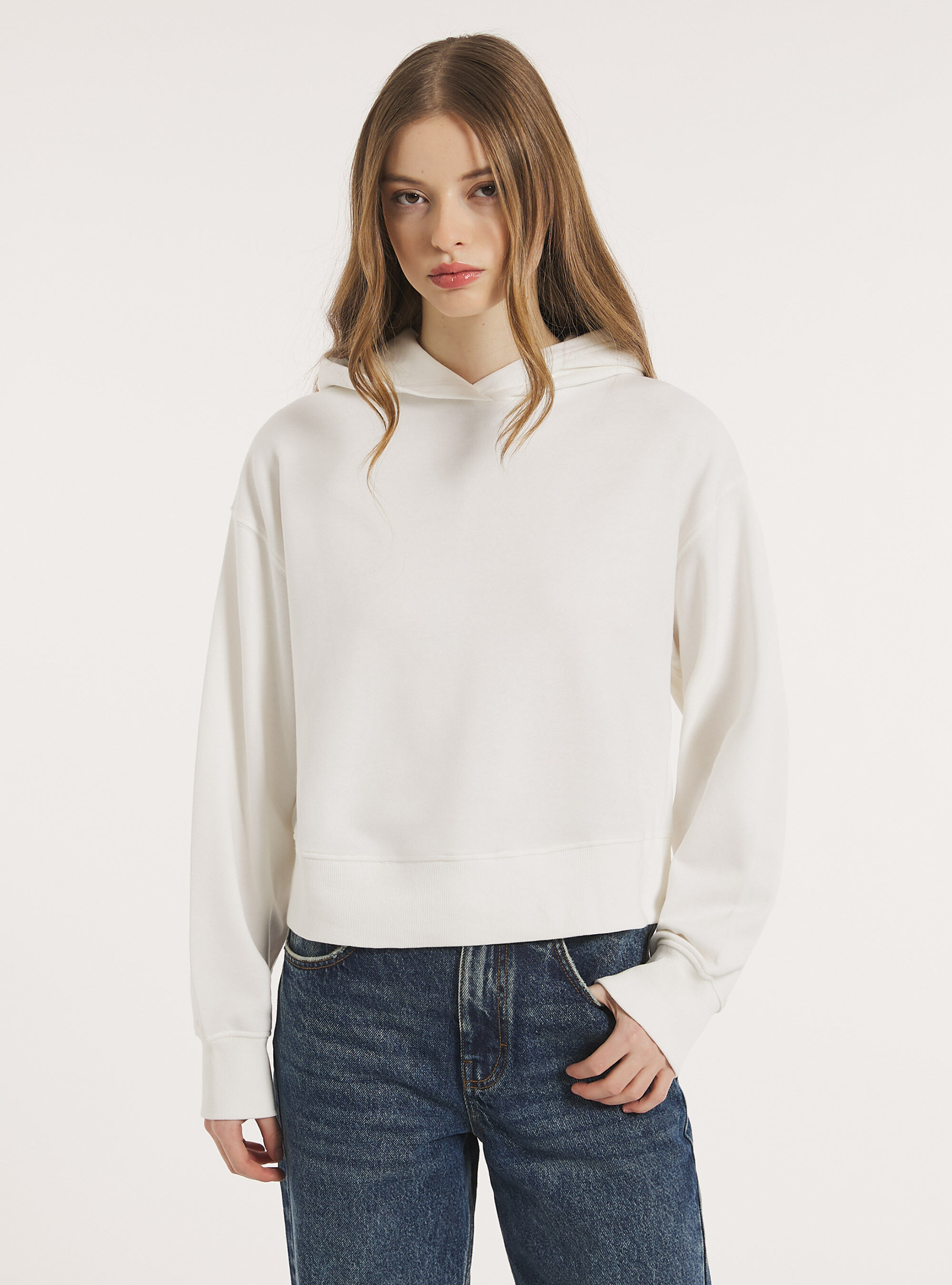 Boxy sweatshirt hotsell womens