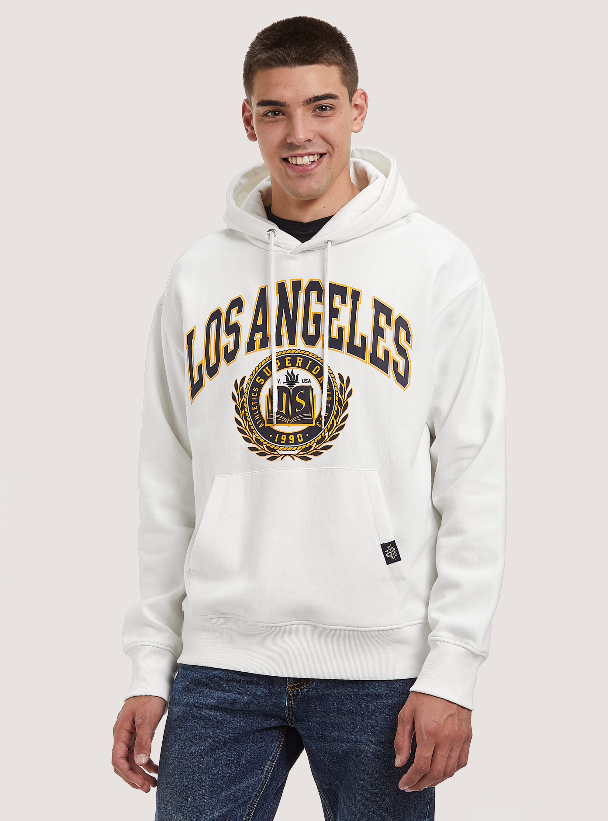 College hotsell print hoodie