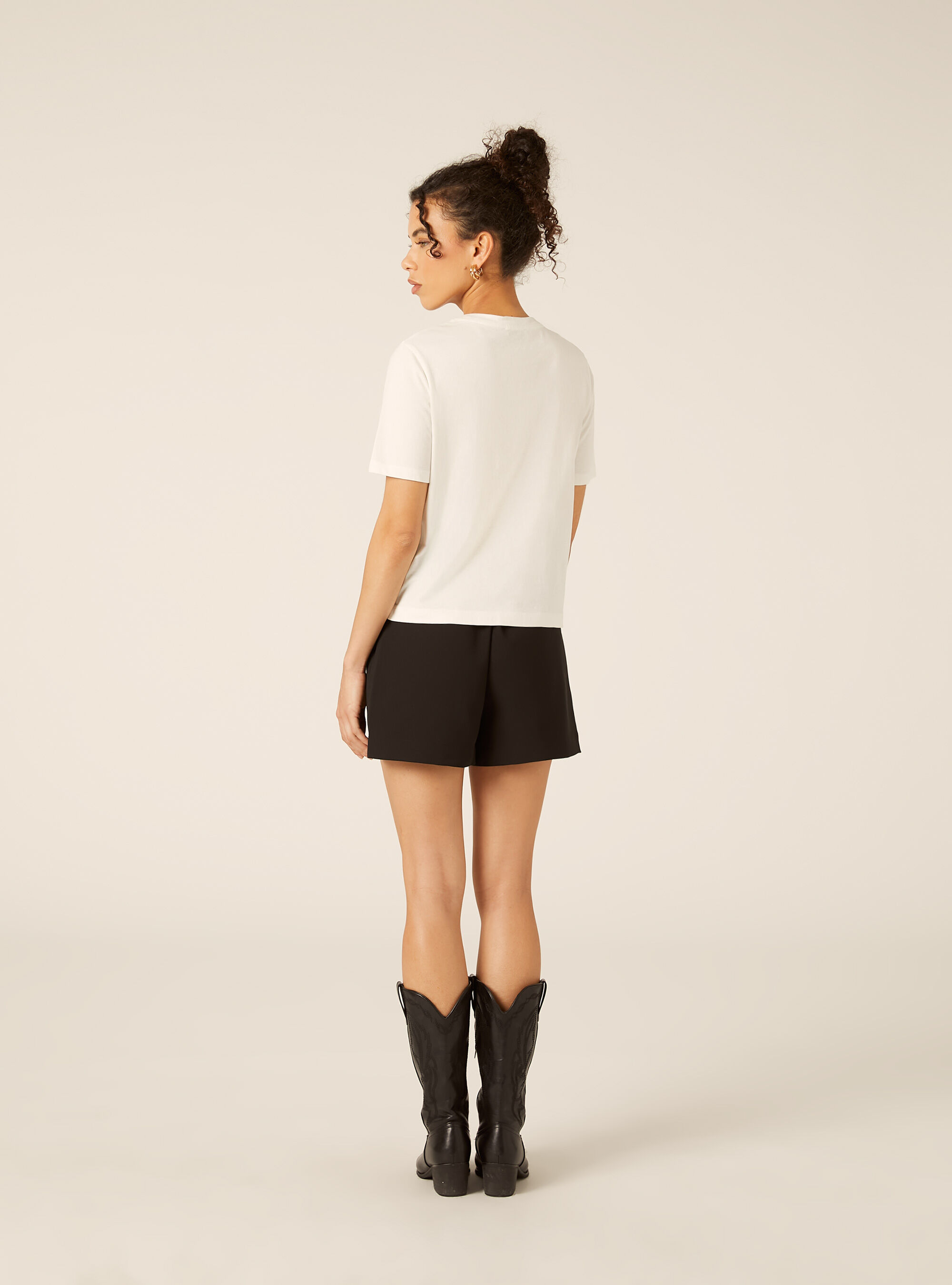 T-shirt regular con stampa i love ny, WH1 OFF WHITE