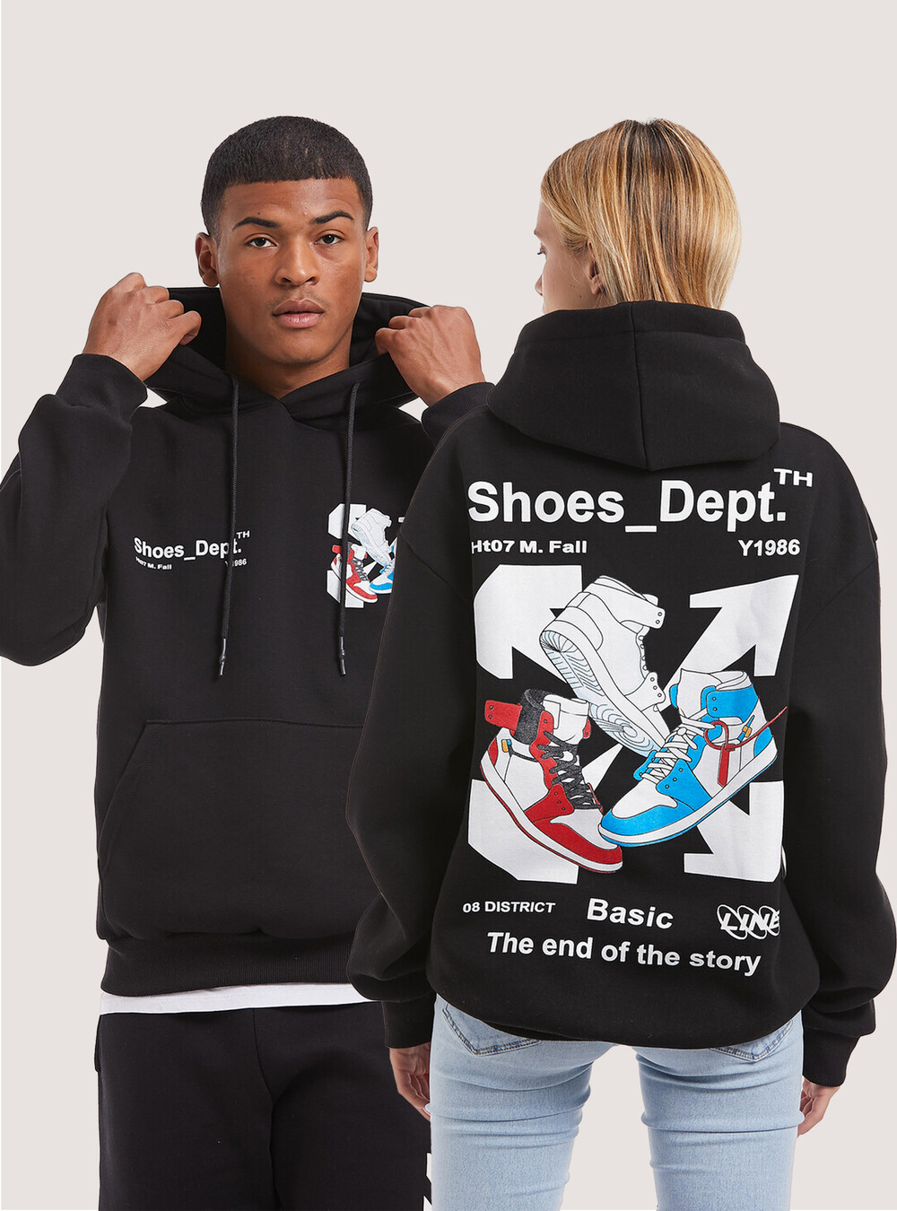 Felpa Con Cappuccio Personalizzabile Uomo - Cotone E Poliestere Per Stampa E Ricamo - Foto 10