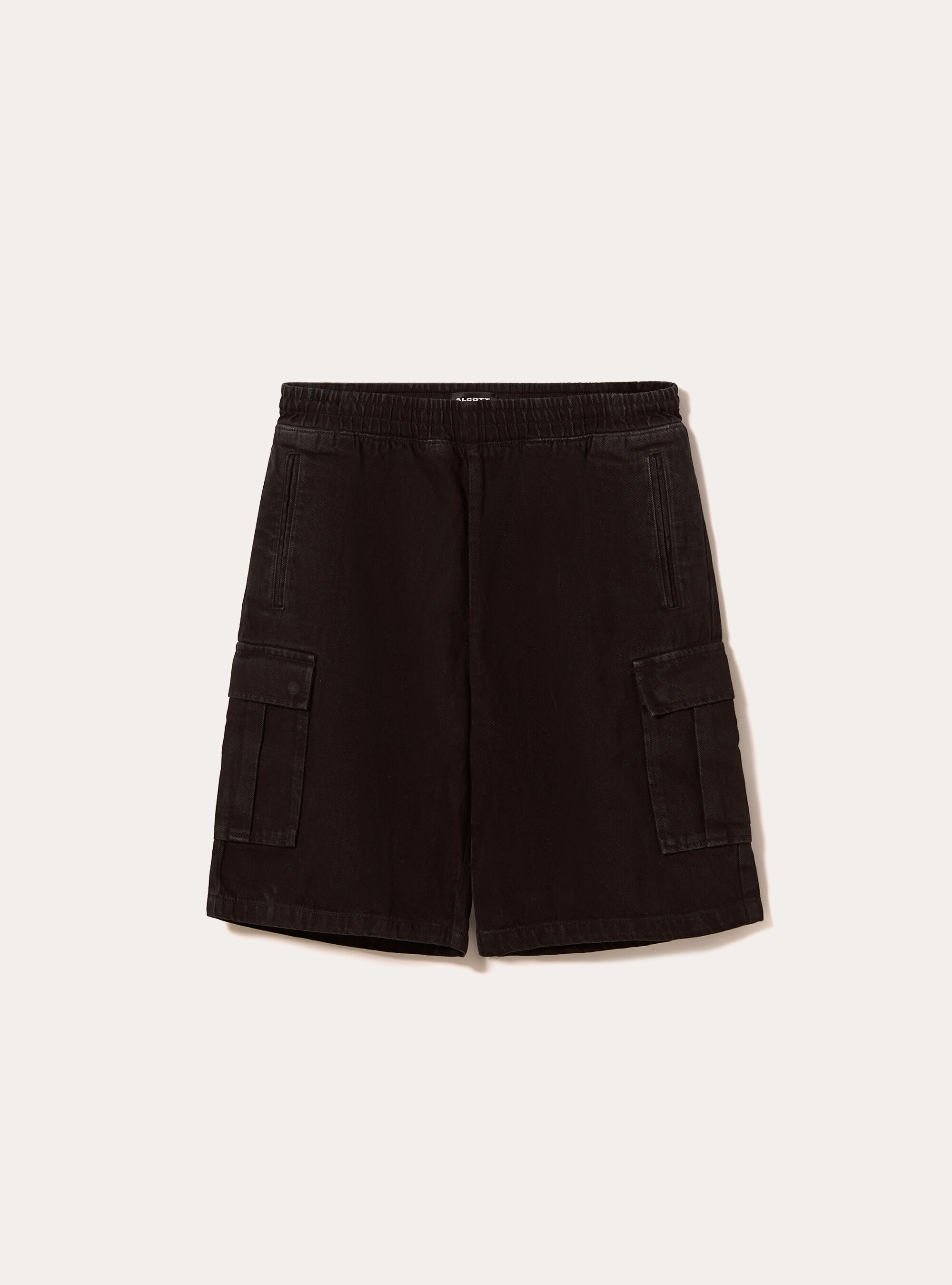 Cargo-Bermudashorts aus Twill, BK1 BLACK