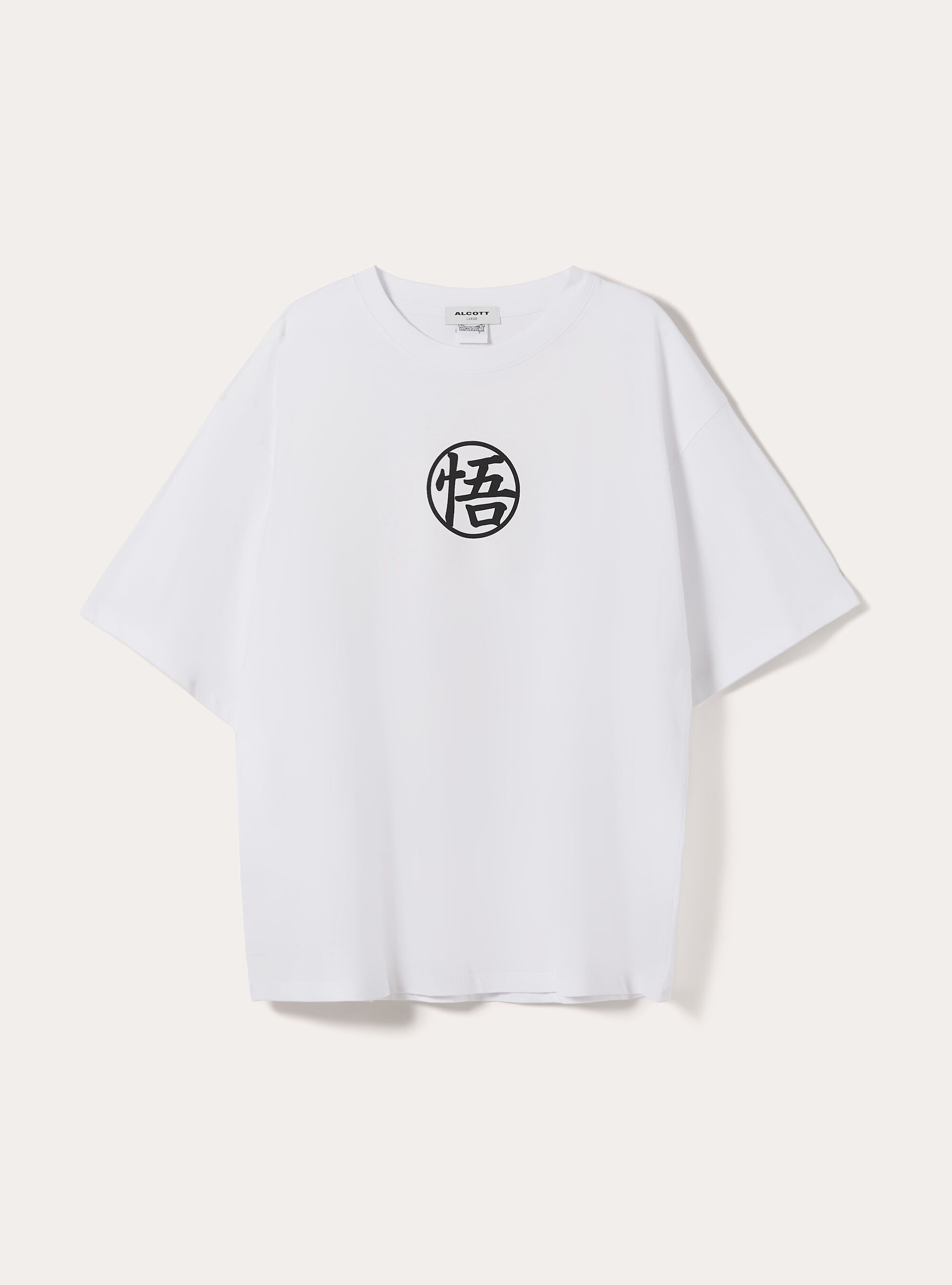 T-shirt dragonball z  boxy fit, WH3 WHITE