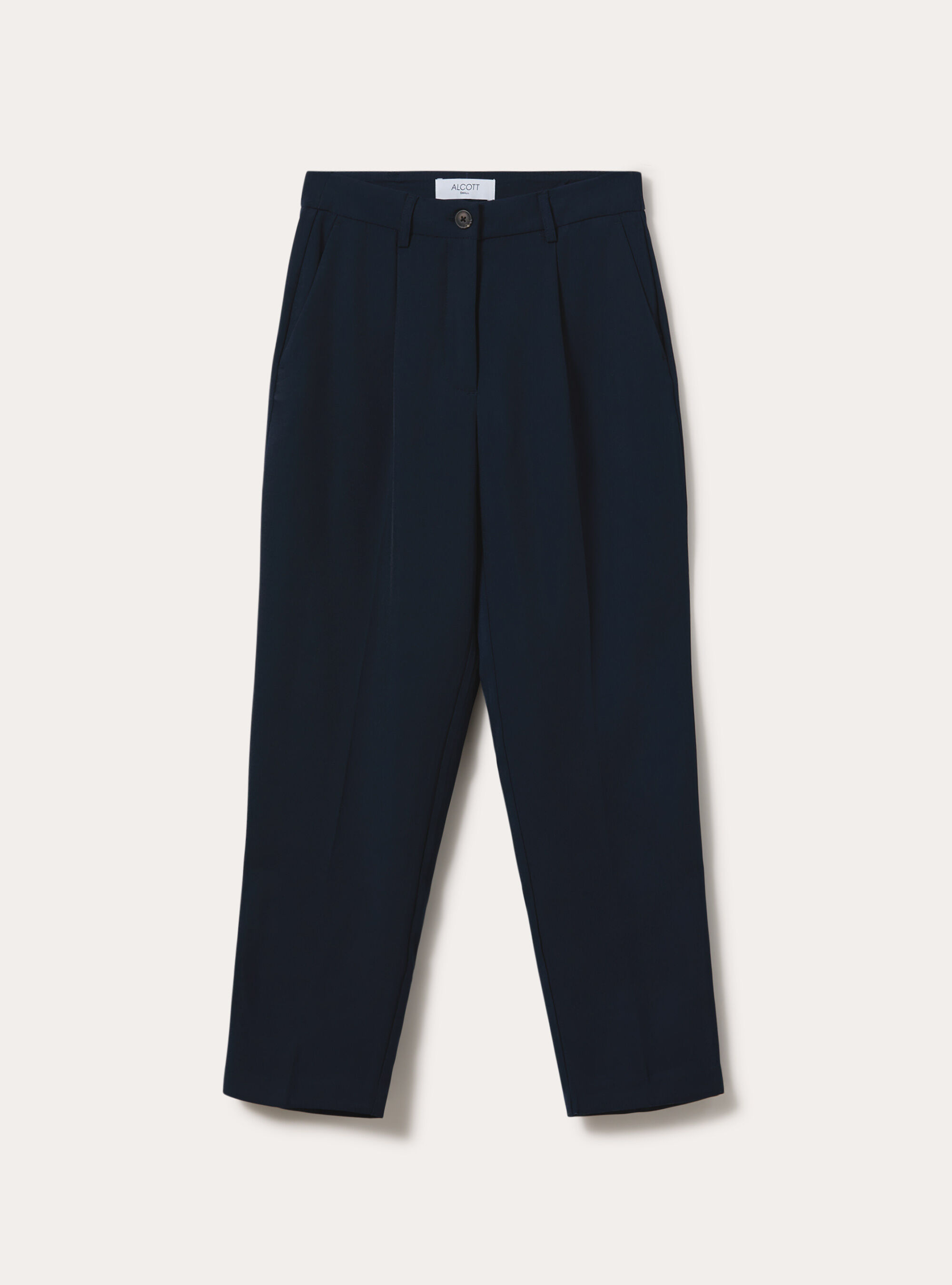 Pantaloni con pence, NA2 NAVY MEDIUM