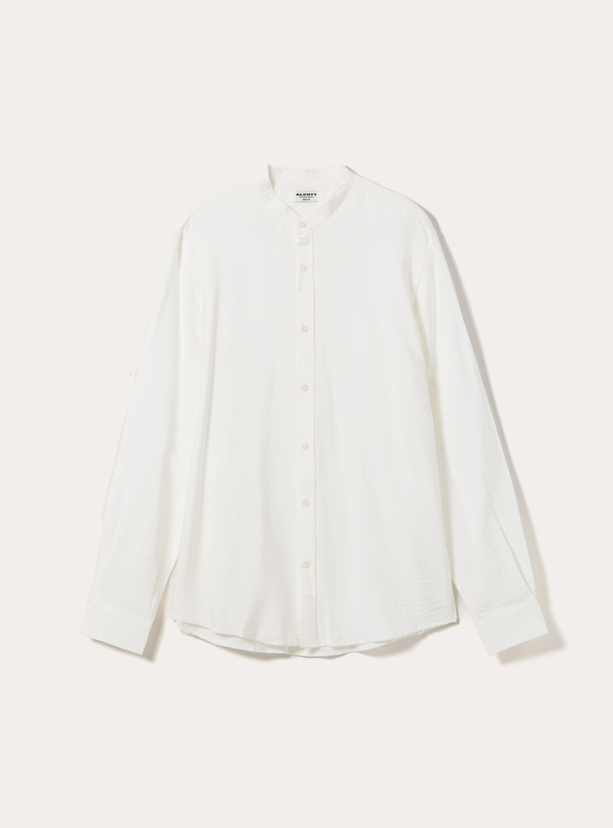Camicia  in twill morbido, WH1 OFF WHITE