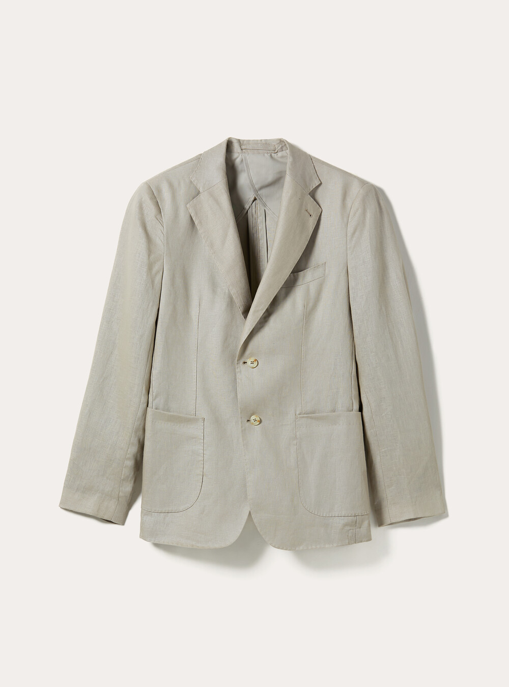Light Grey Pure Linen Jacket Pure Collection Linen Light Blue