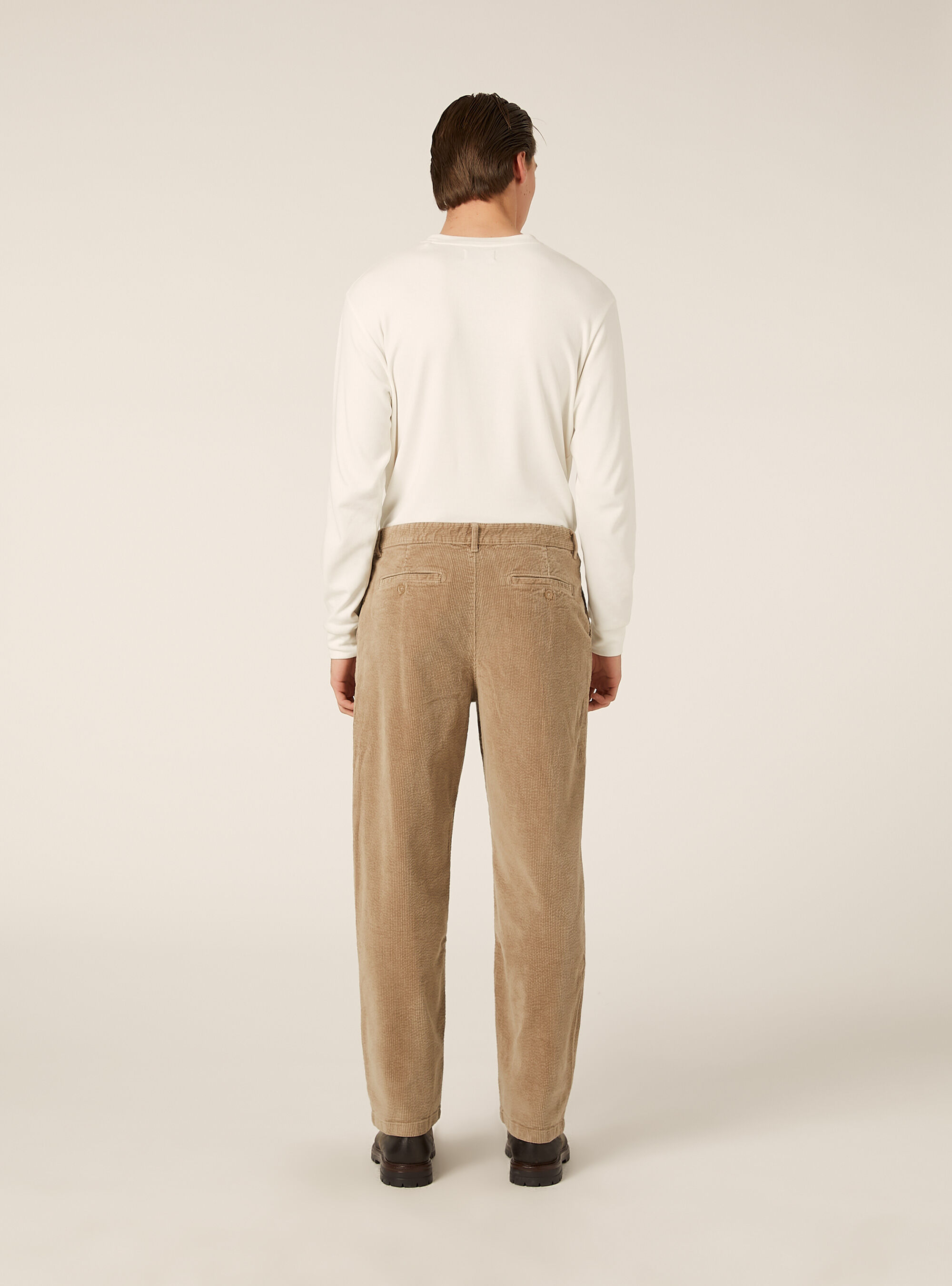 Corduroy pants, BG3 BEIGE LIGHT