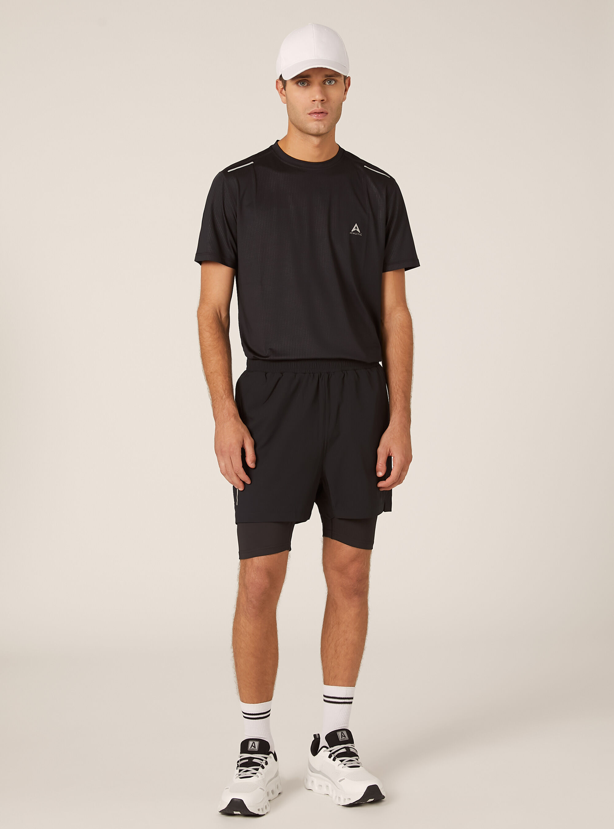 Athletic Capsule Bermuda shorts with culottes
