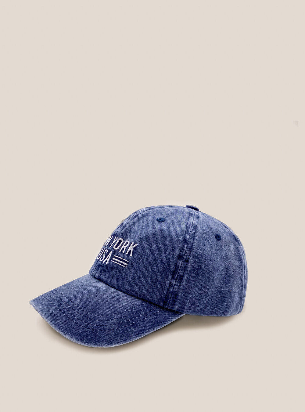 Baseball hat with embroidery, BLUE