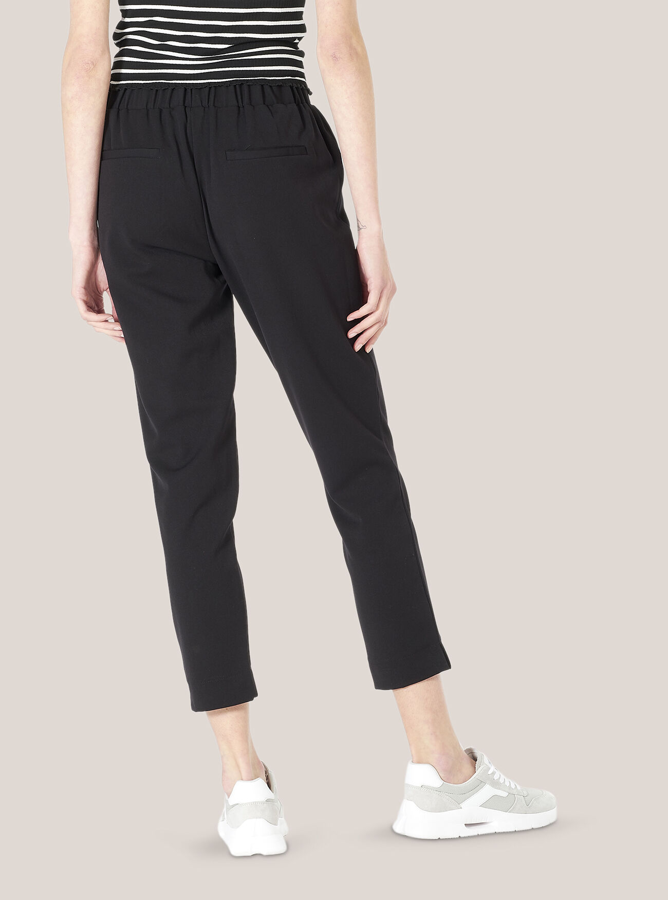 Pantalone tinta unita, C101 BLACK