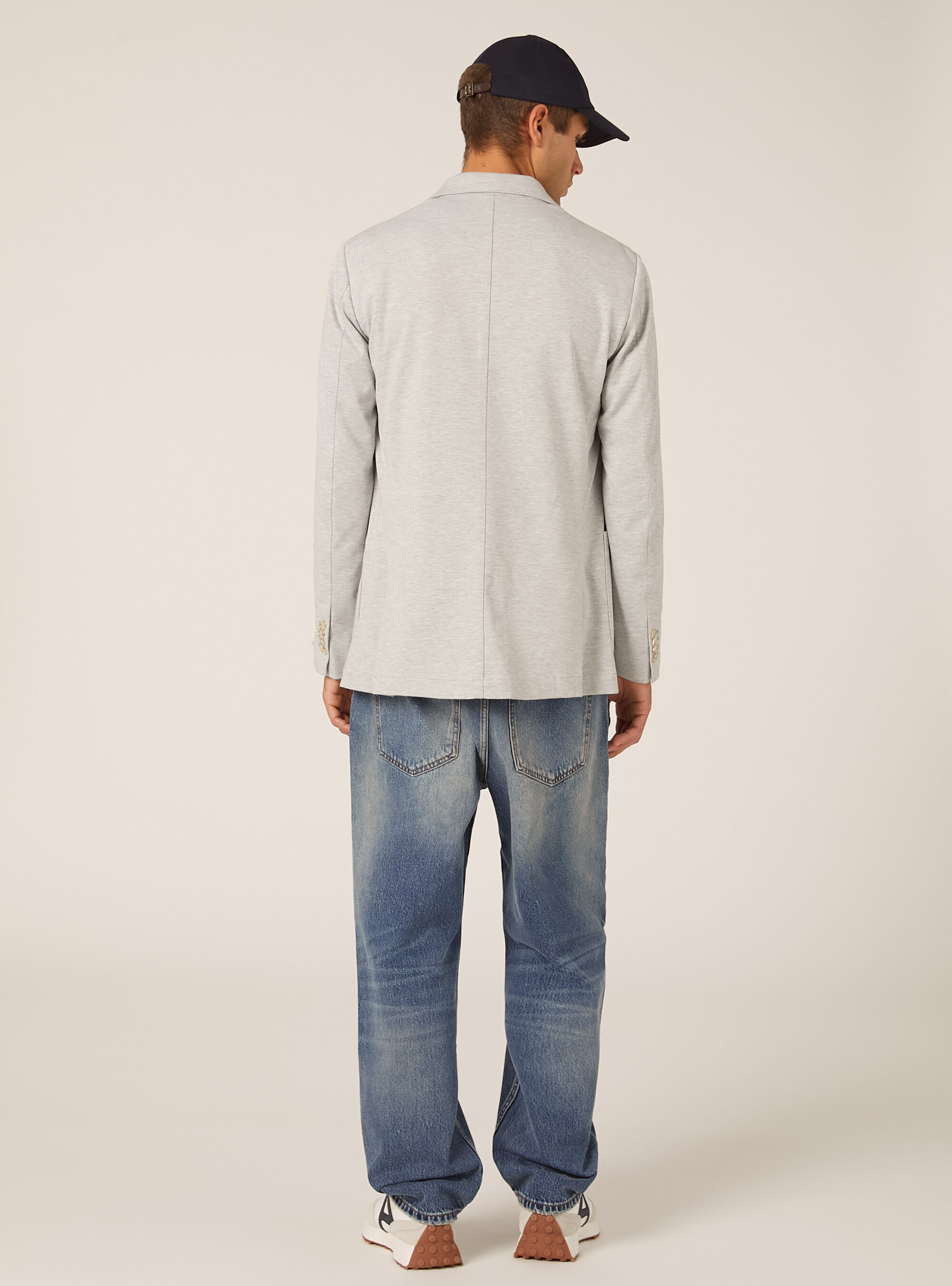 Jersey jacket, MGY3 GREY MEL LIGHT