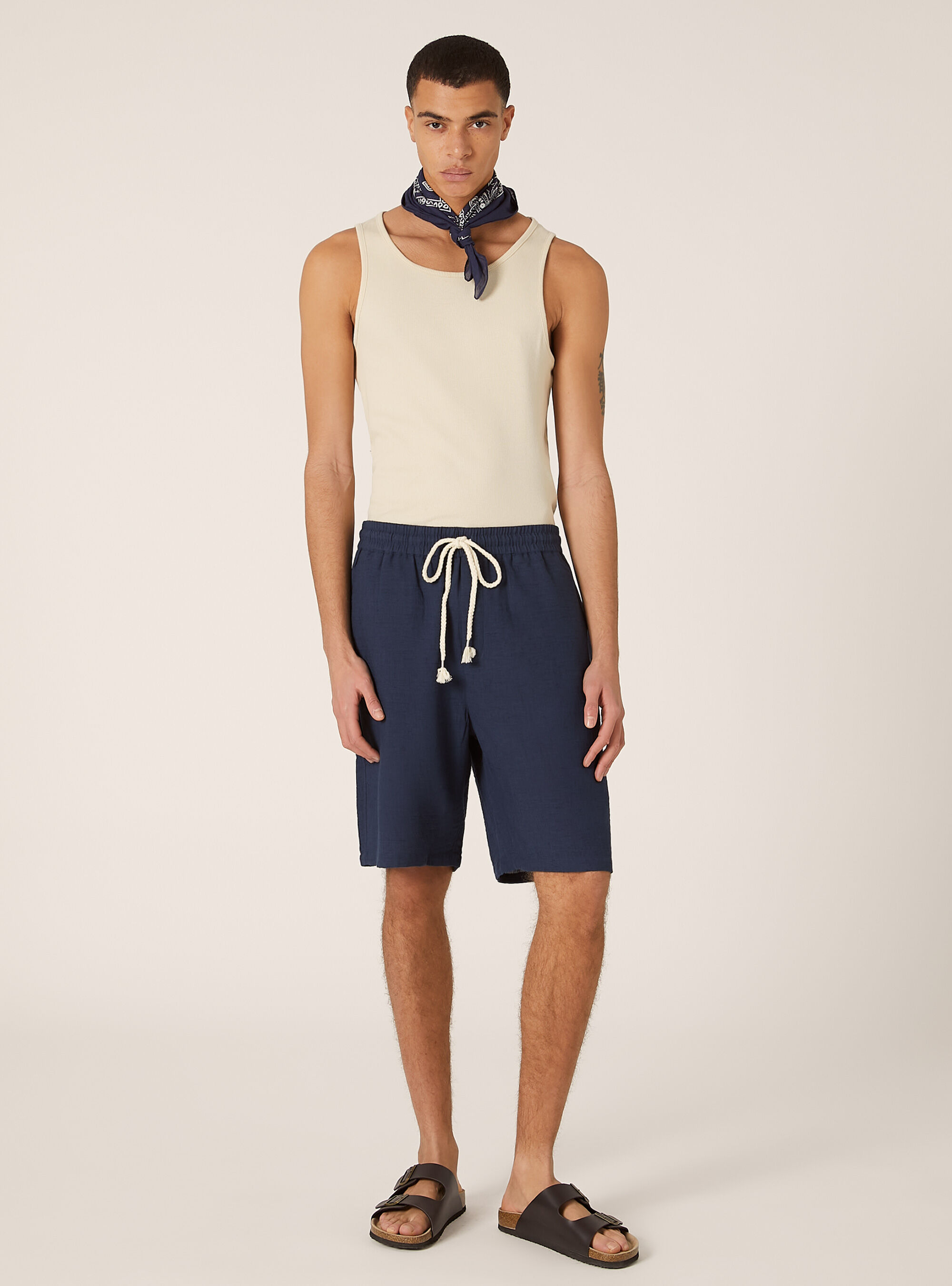 Bermuda Da Donna Estivi, Lunghezza Al Ginocchio, Con Coulisse