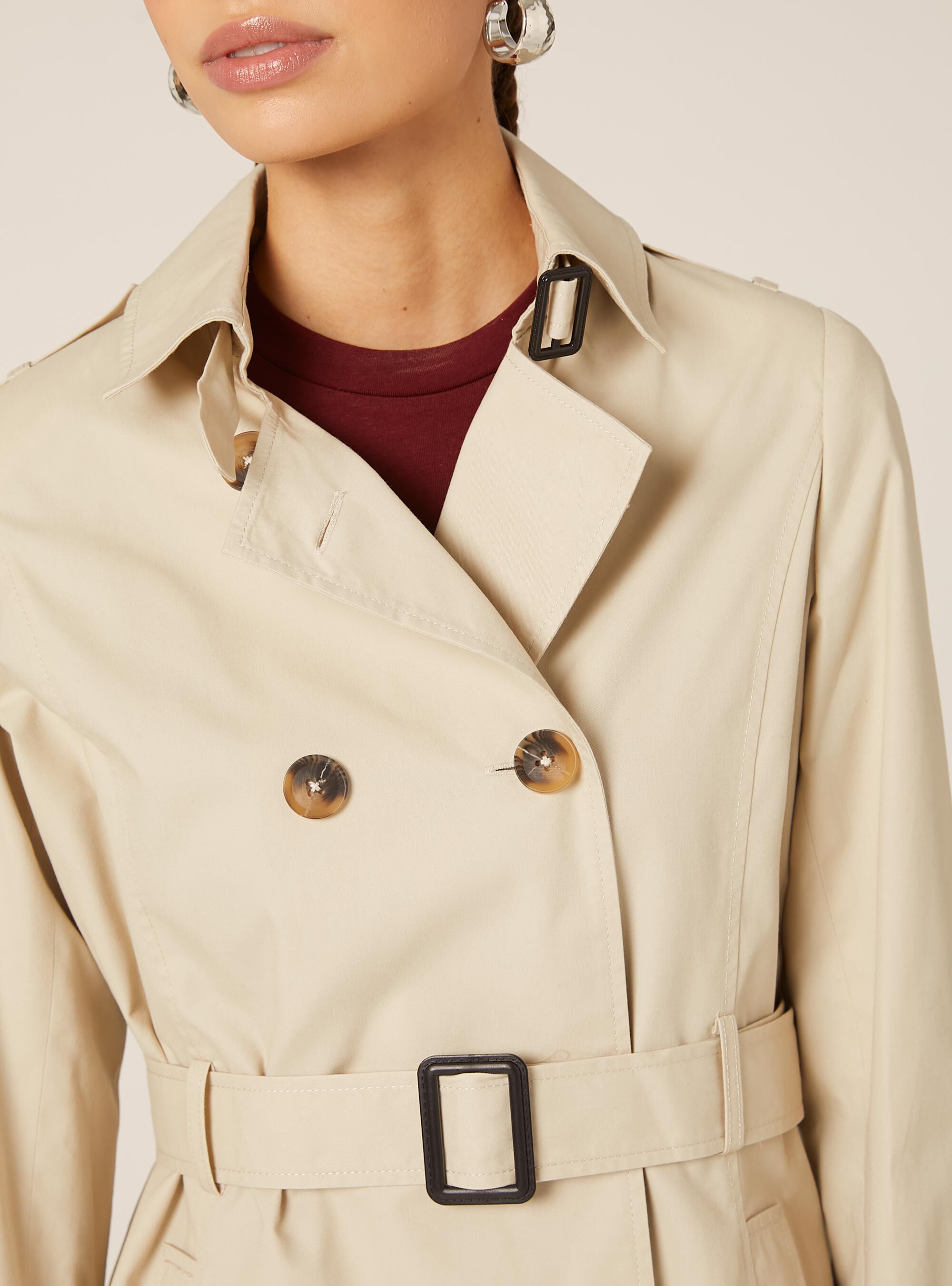 Trench con cintura, BG2 BEIGE MEDIUM