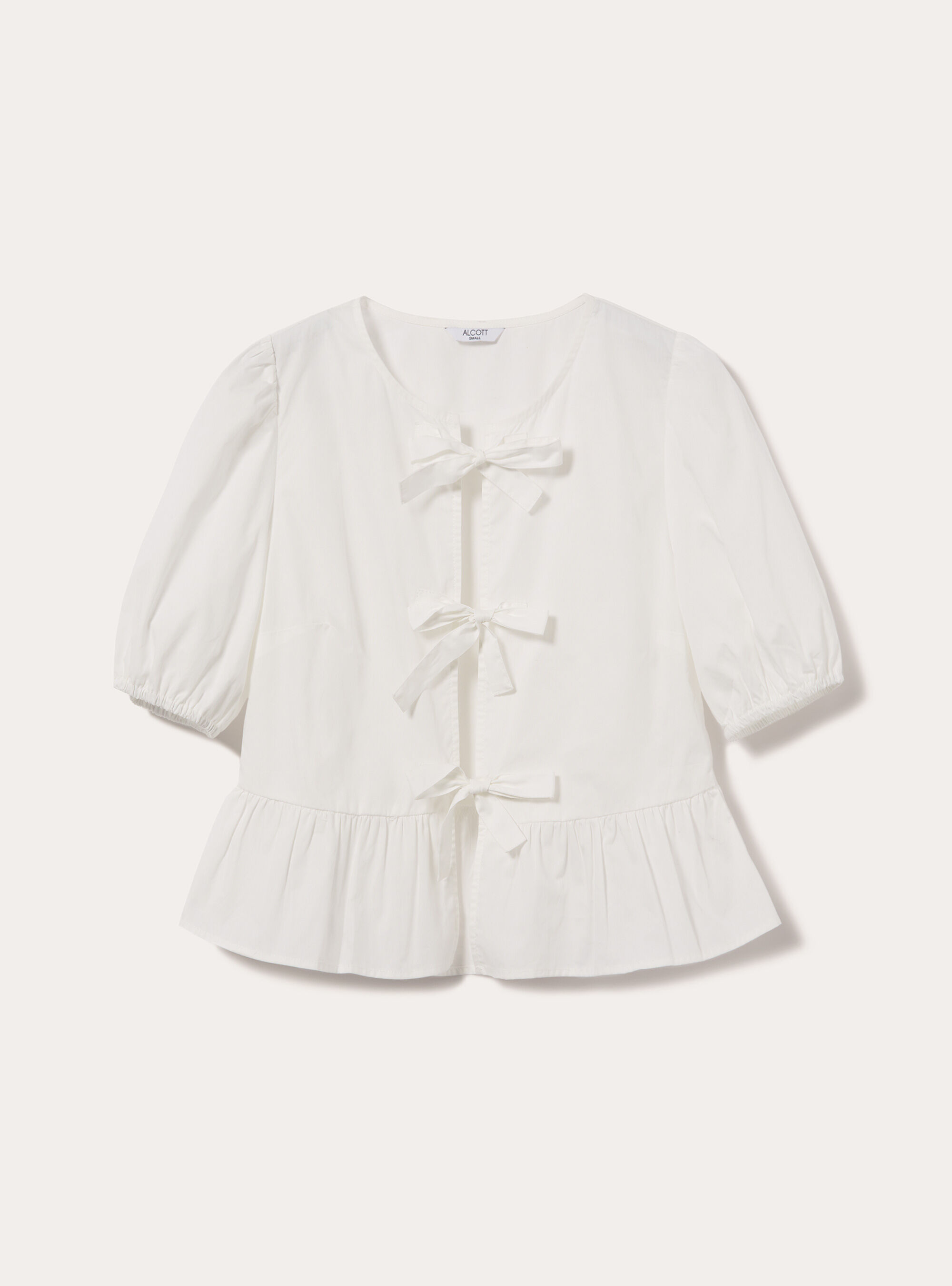 Blouse with bows
