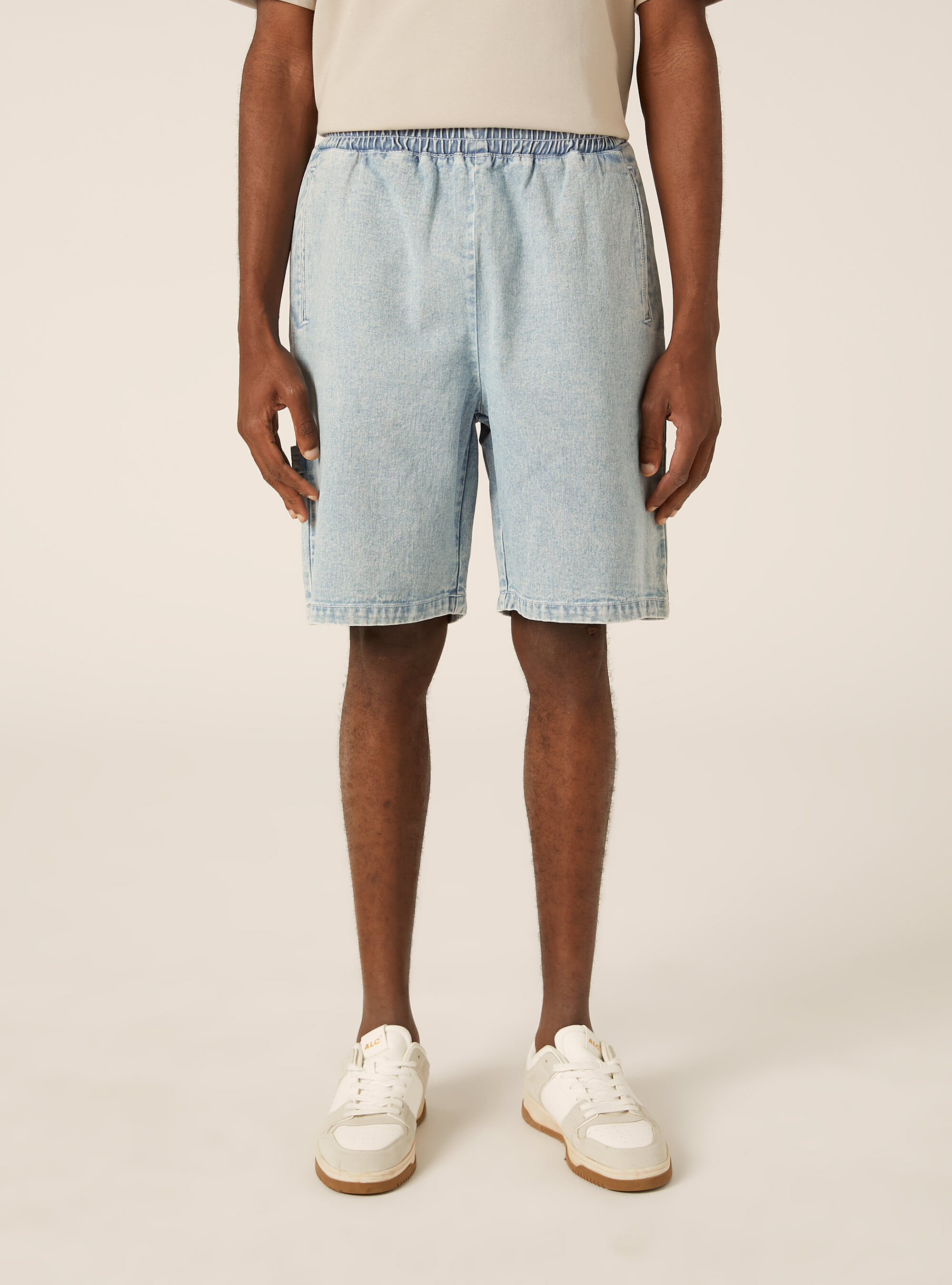 Denim-Bermudas, D005 LIGHT BLUE