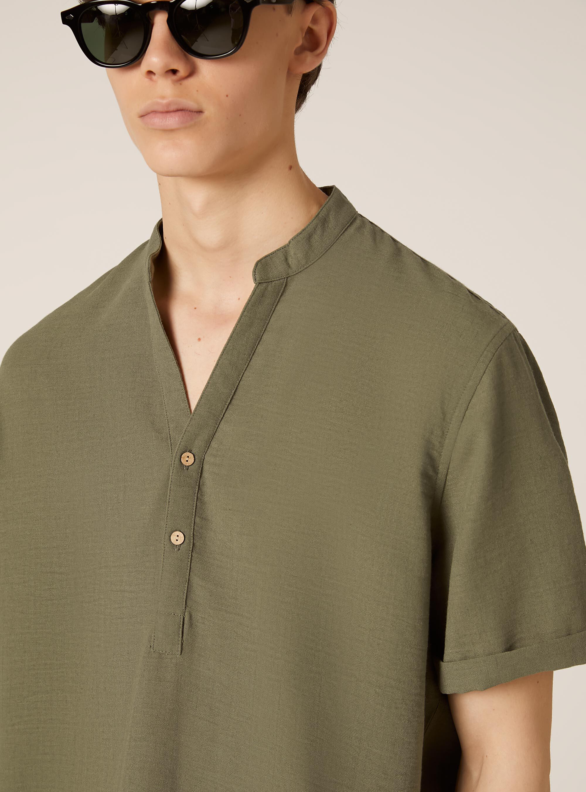 Chemise &agrave; col cor&eacute;en, KY2 KAKY MEDIUM