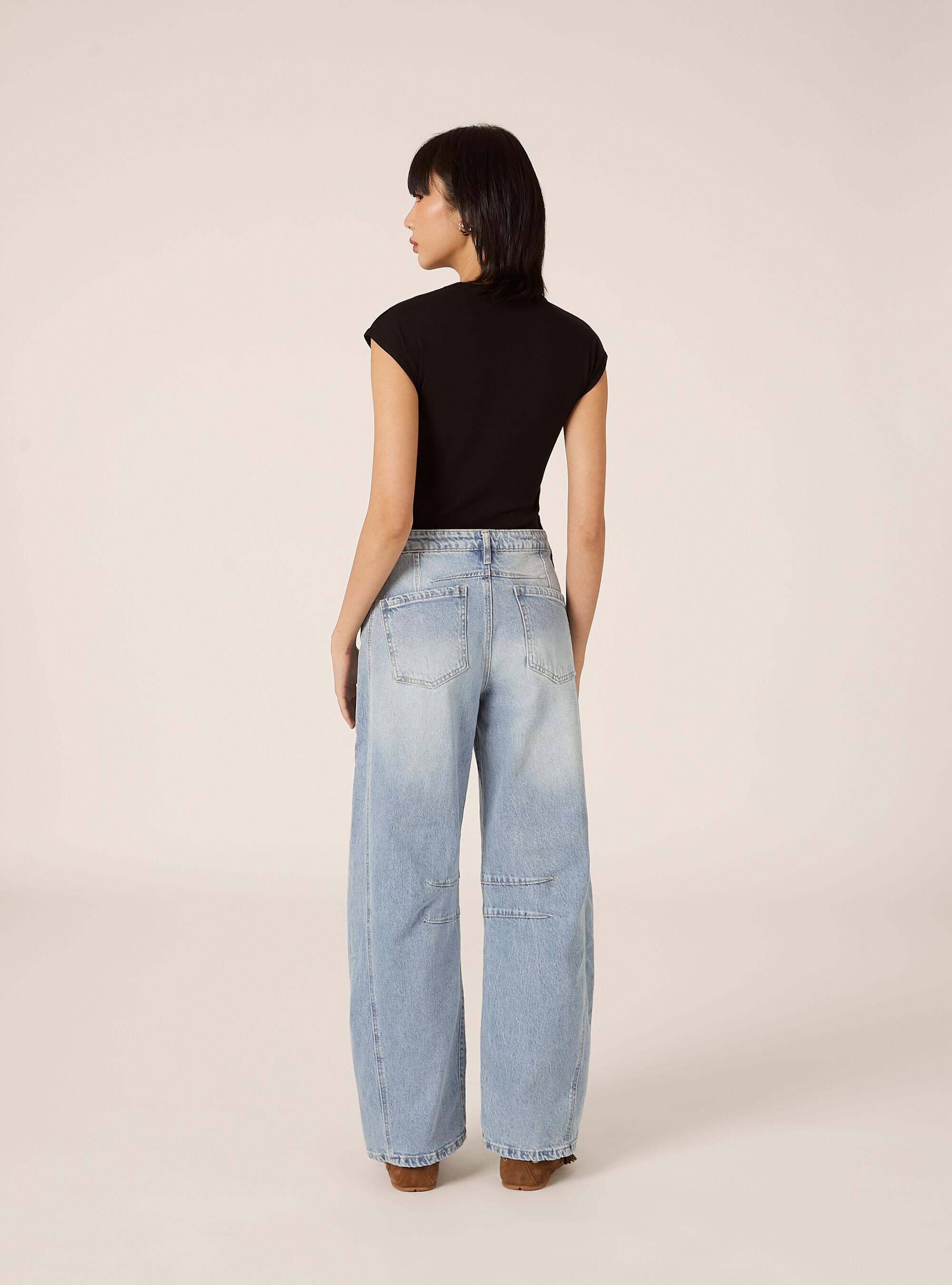 Body aus gerippter Stretch-Baumwolle, BK1 BLACK