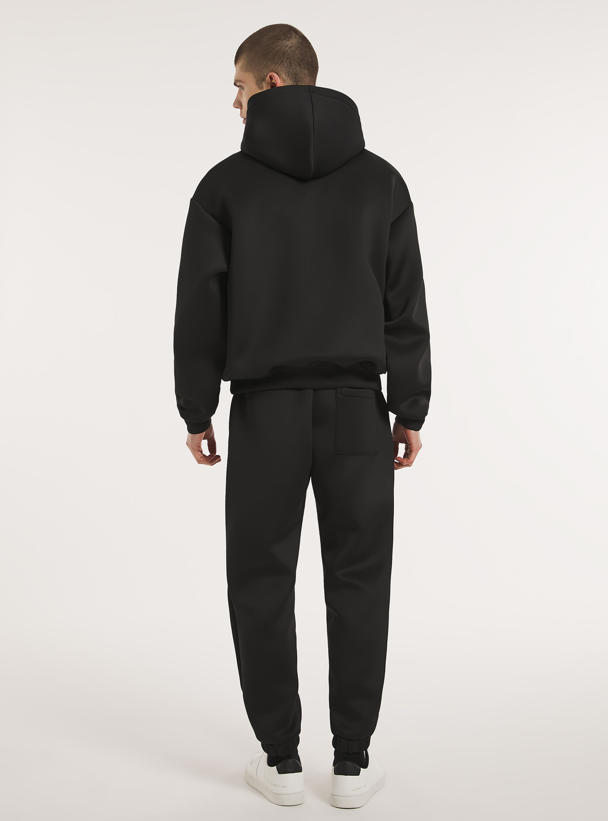 Felpa boxy fit in tessuto neoprene Alcott Felpe Uomo