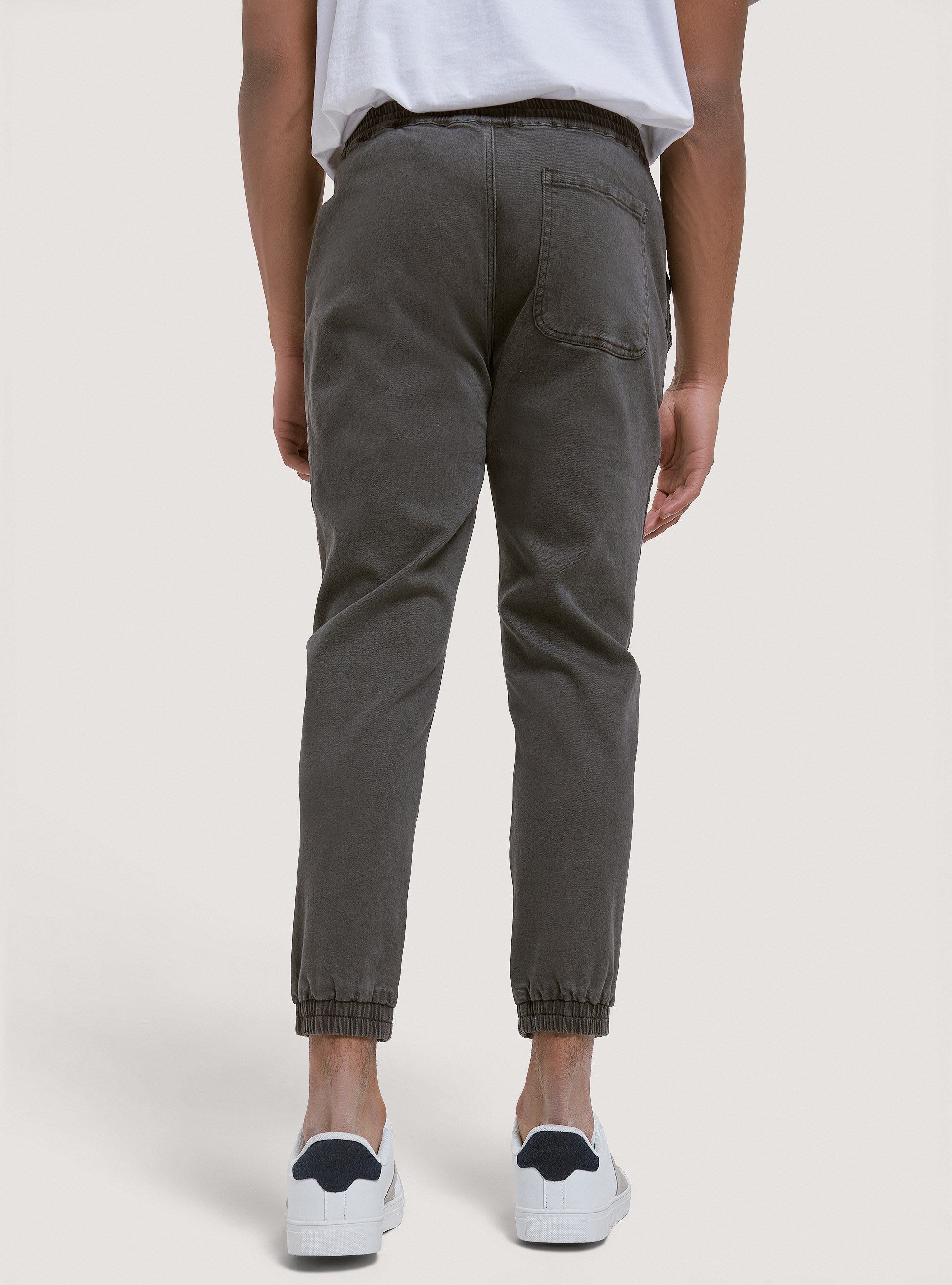 Cotton jogger trousers, C0569 FANGO