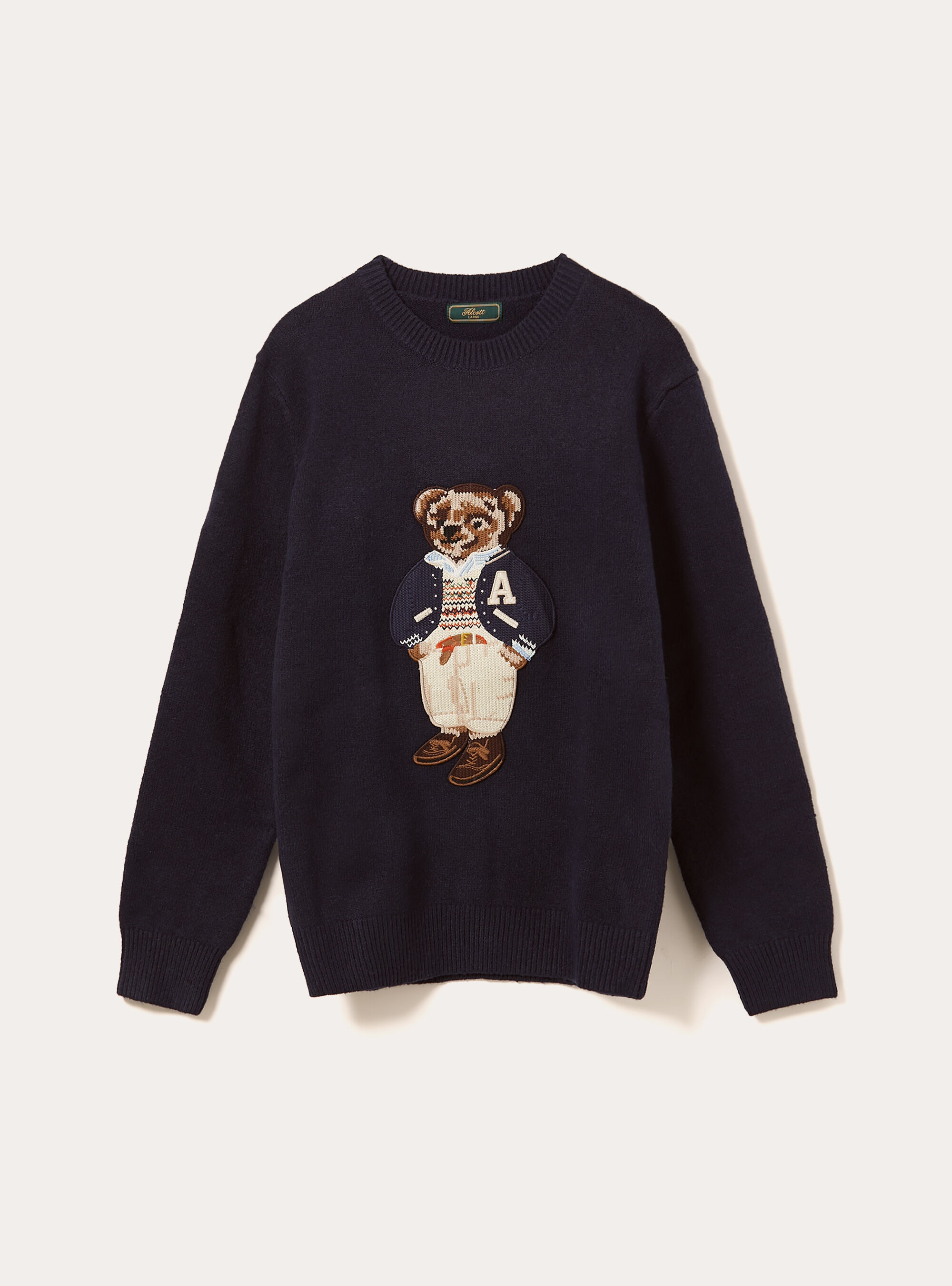 Pullover con mascotte, NA1 NAVY DARK