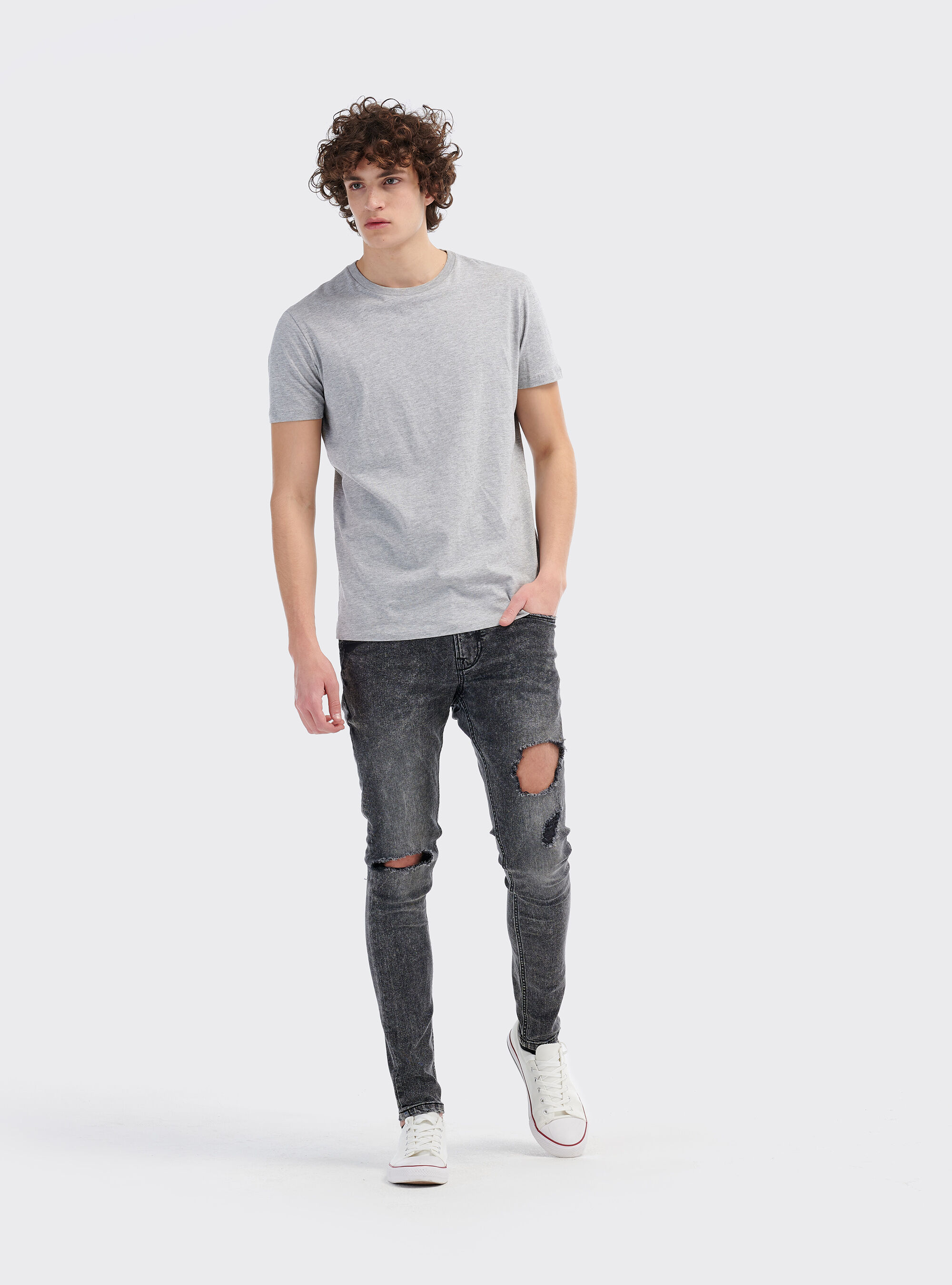 JEANS SUPER SKINNY FIT, BLACK