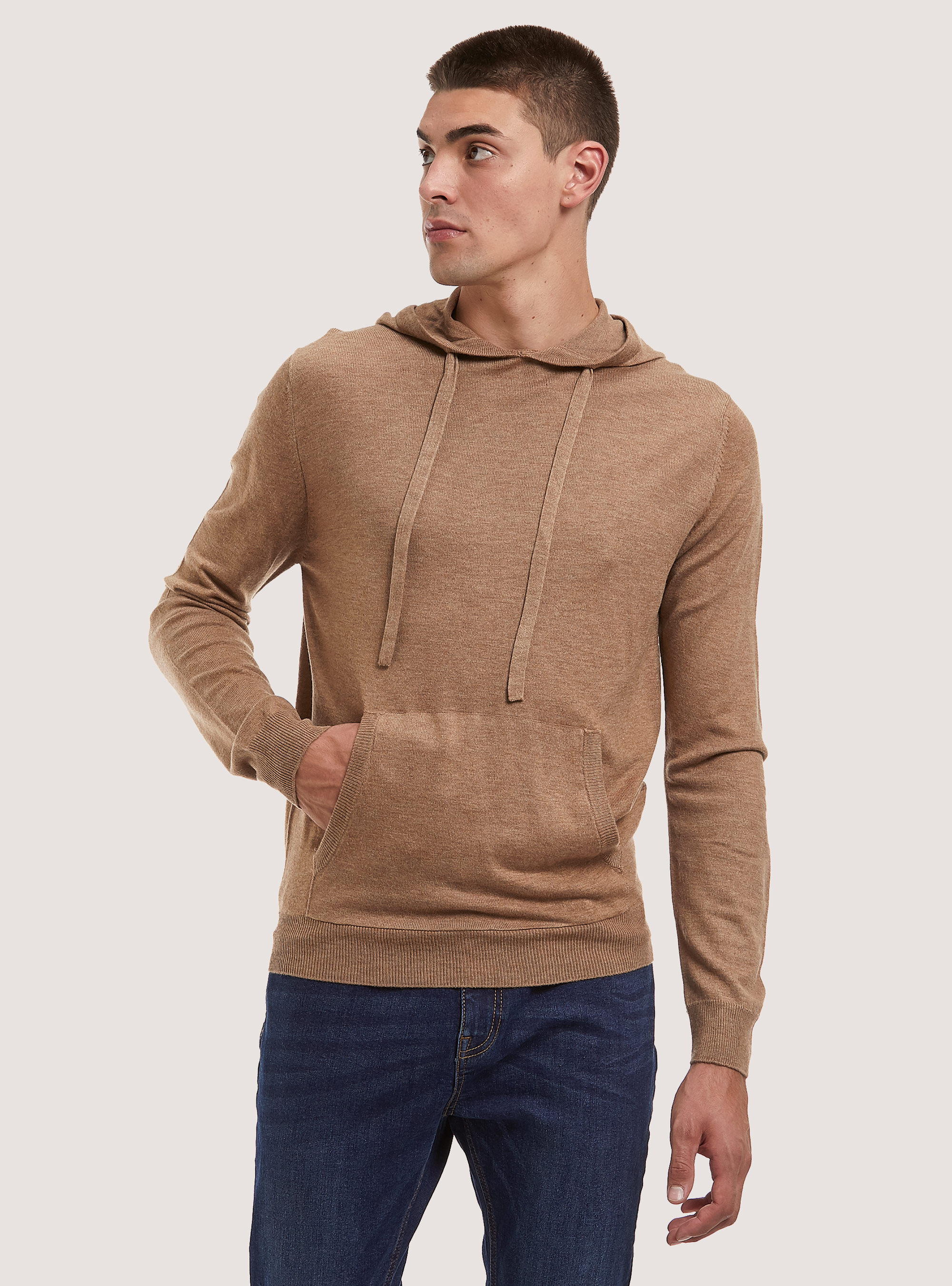 Maglia con outlet cappuccio uomo
