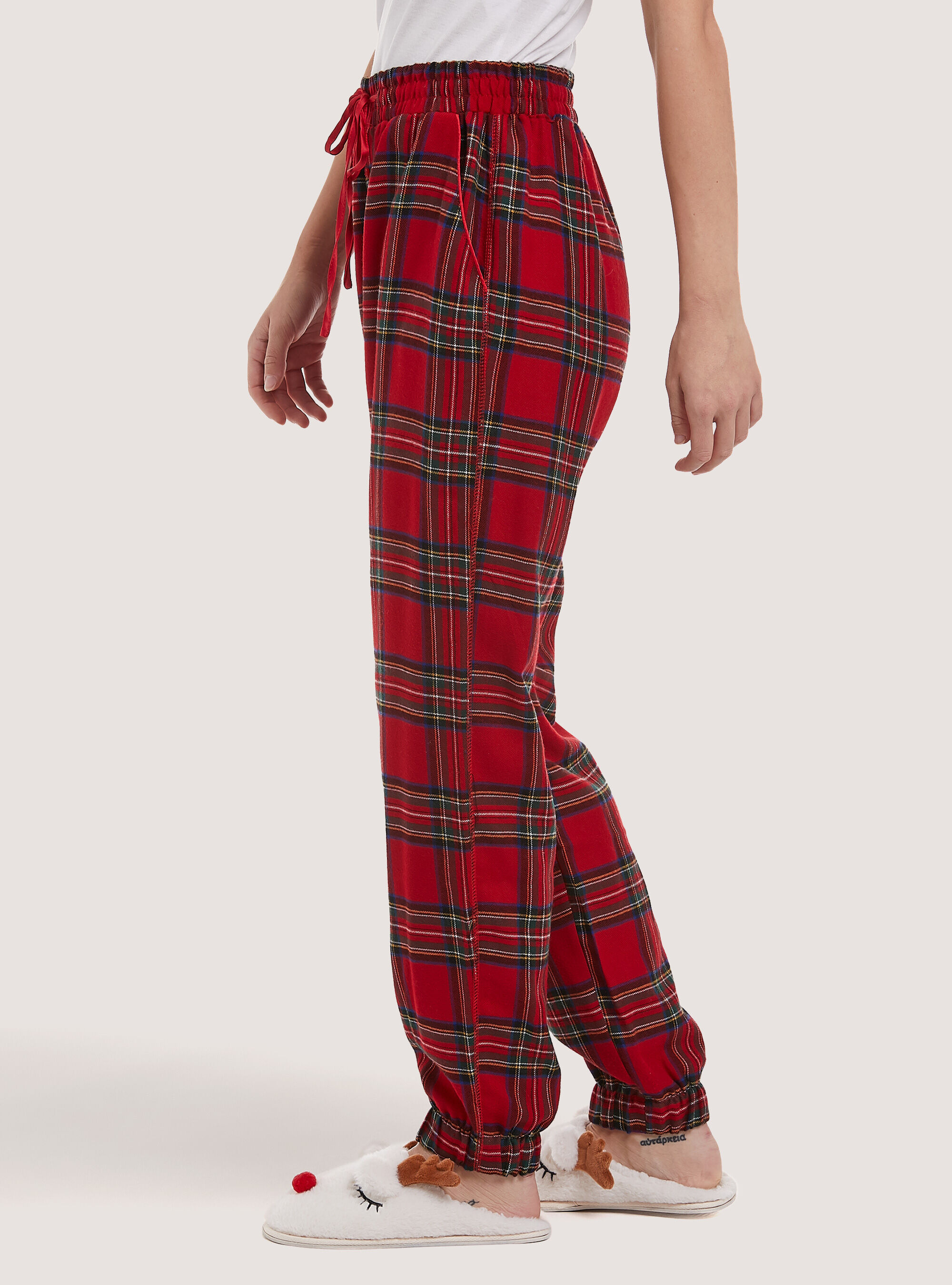 Pantaloni scozzesi donne shop