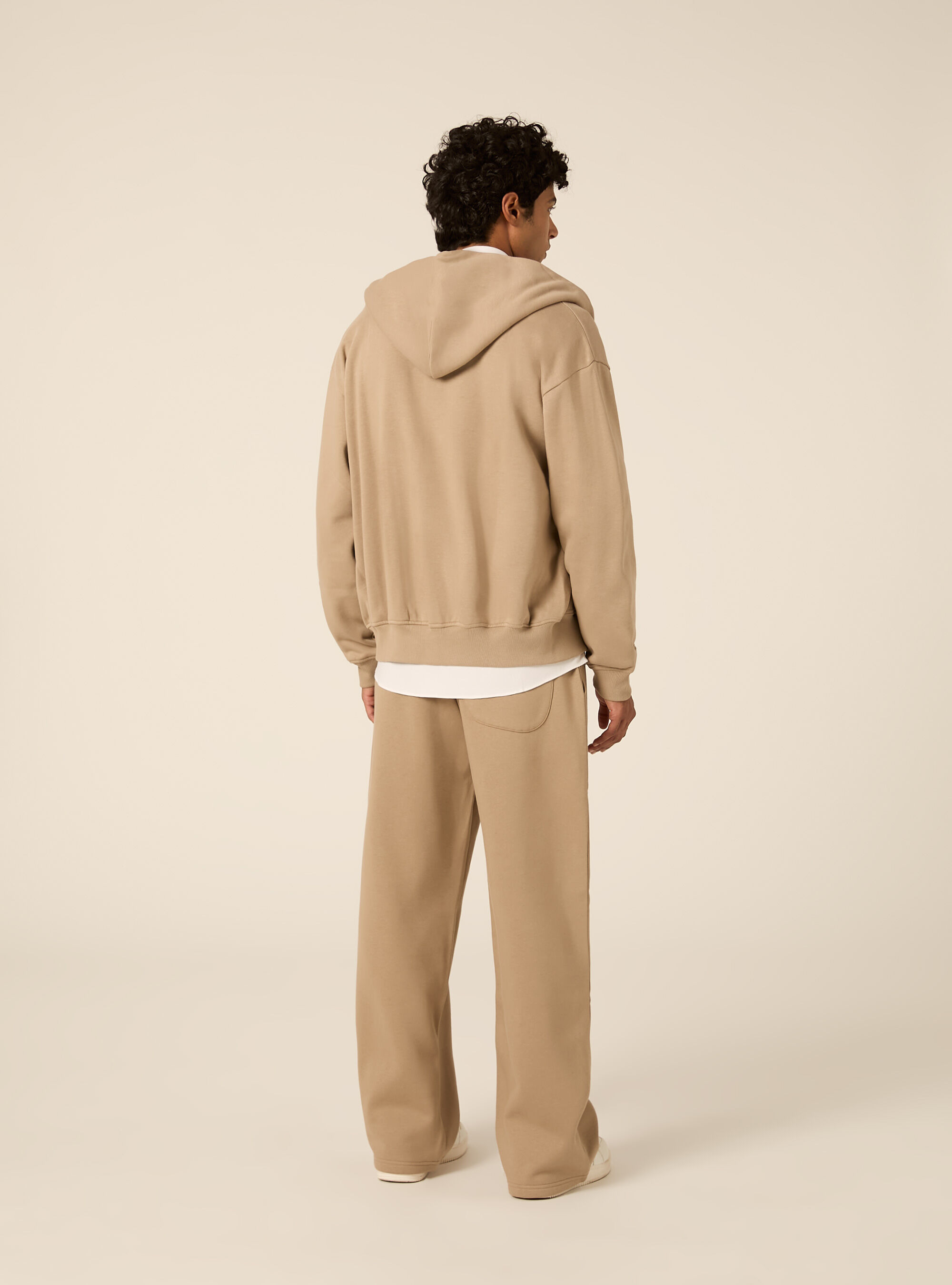 Cardigan basico boxy fit, BG2 BEIGE MEDIUM