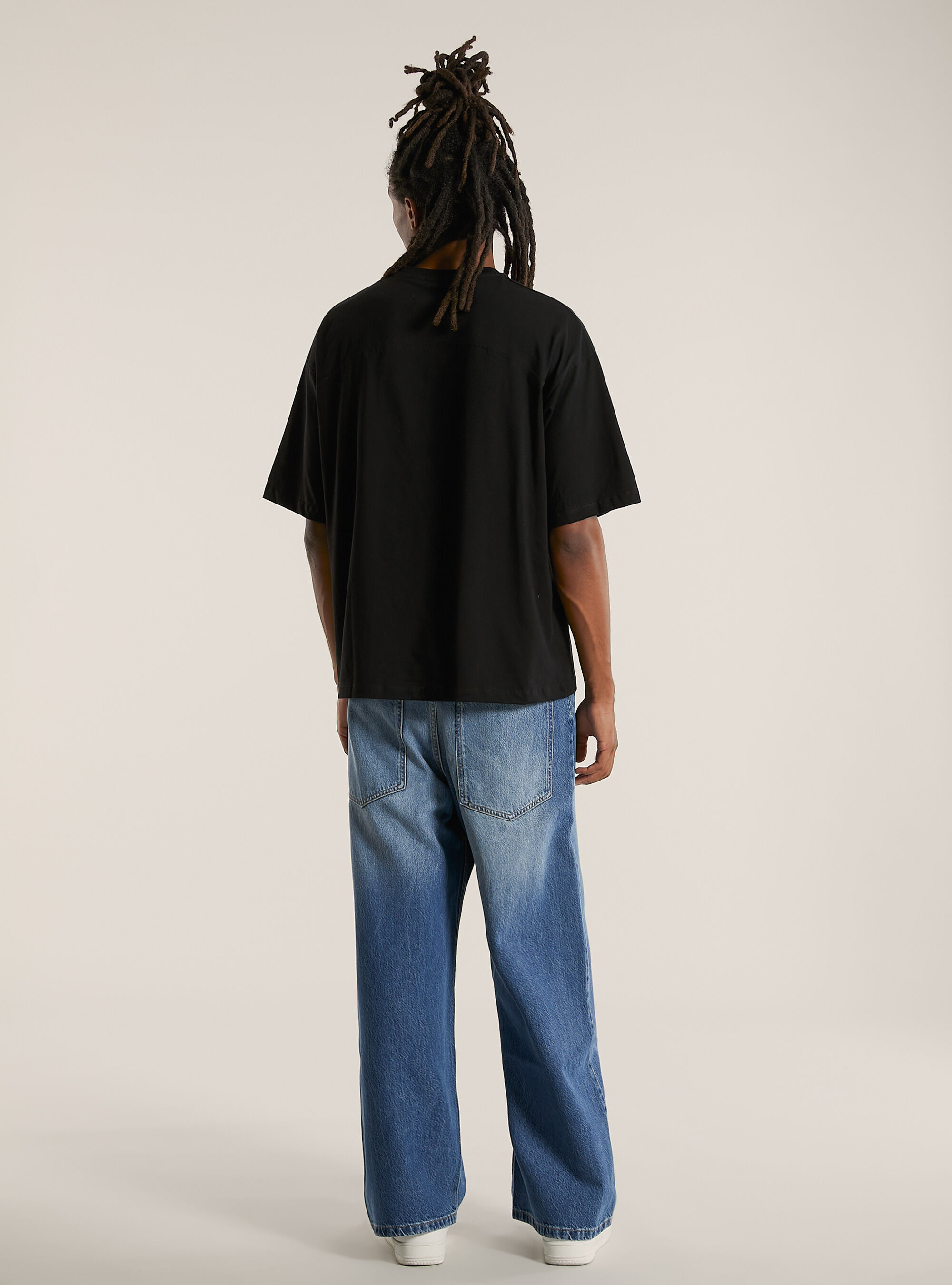 Maglietta boxy over fit, BK1 BLACK