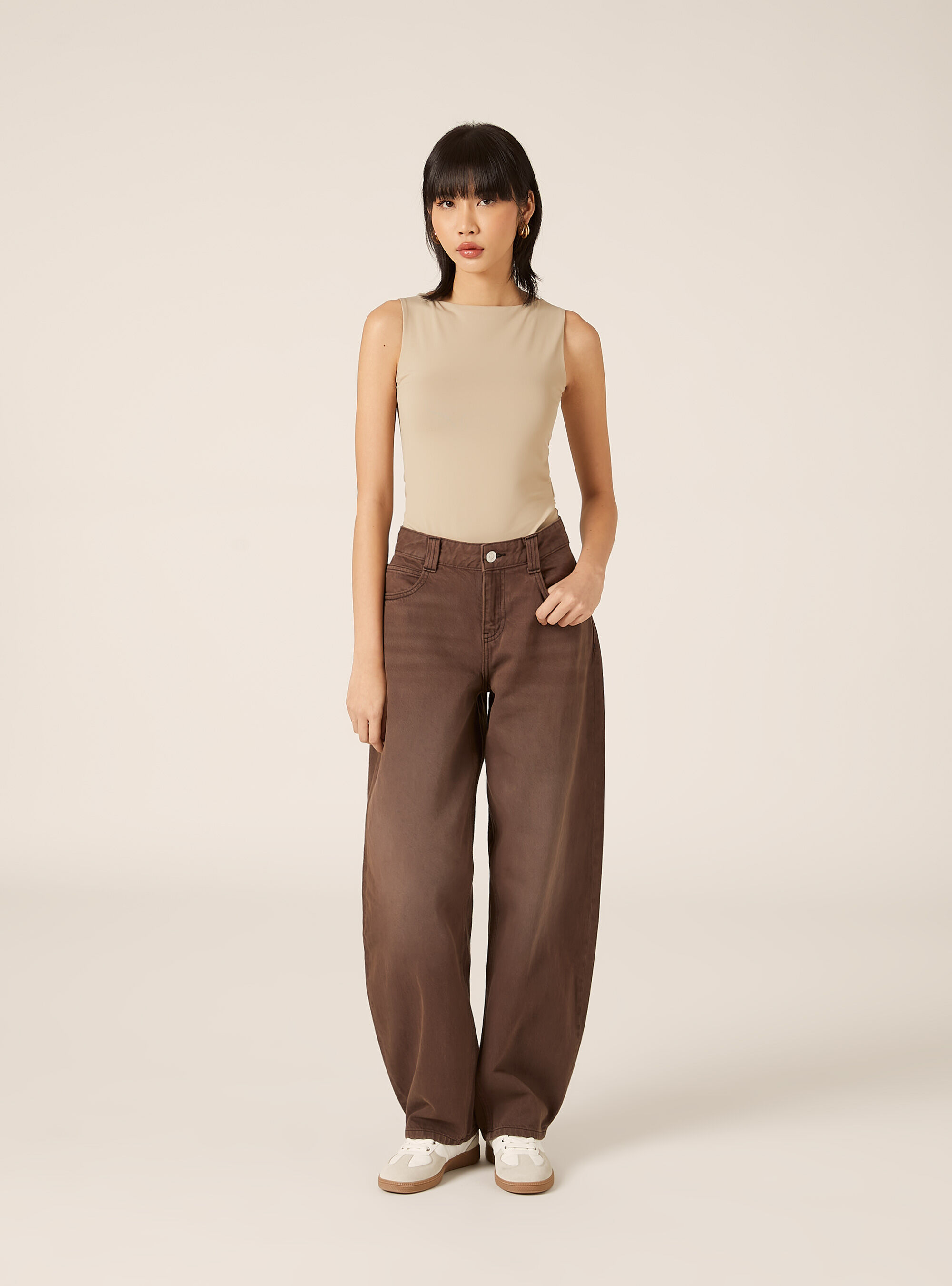 Body con scollo a barchetta