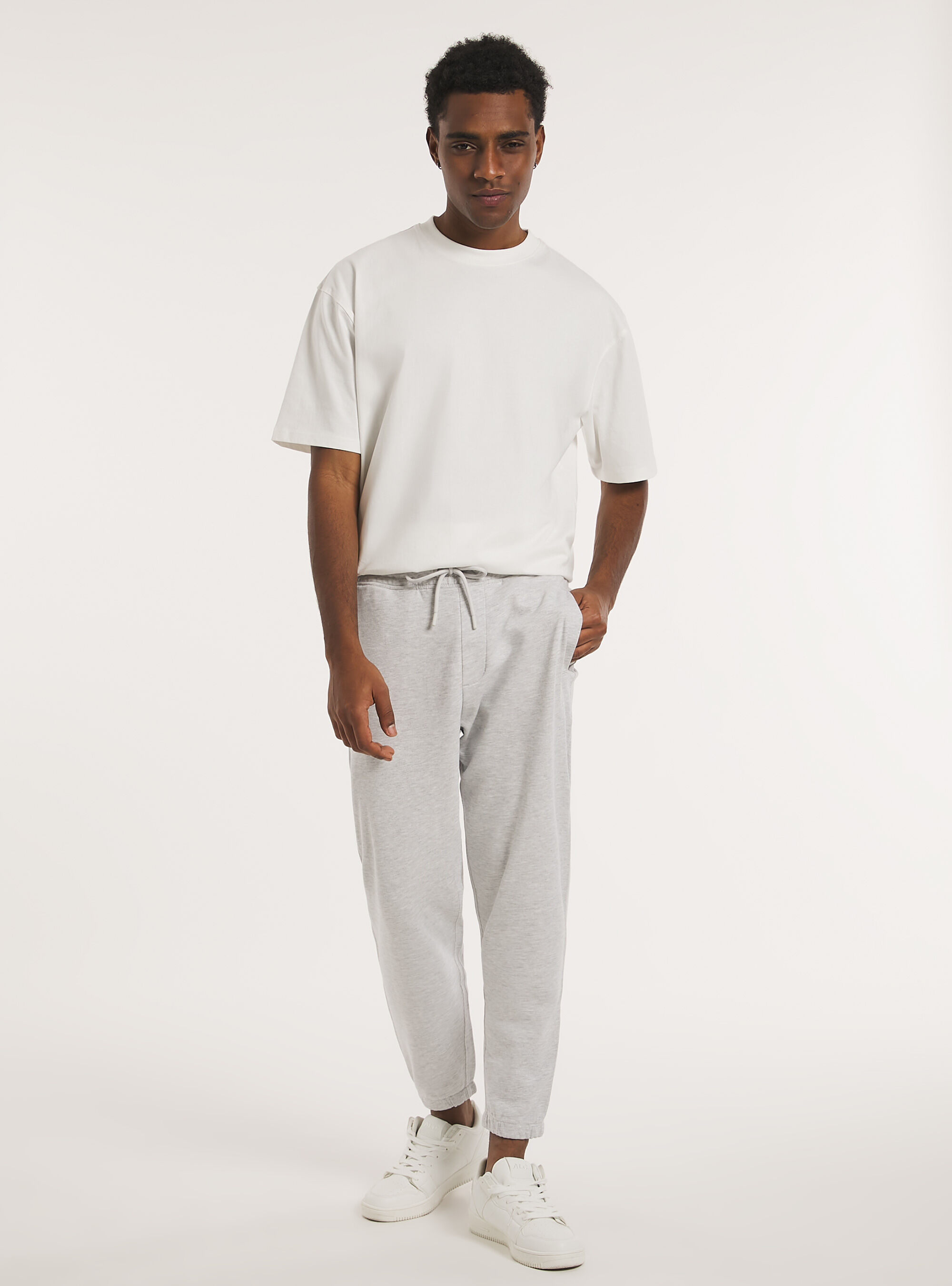 White jogger cheap trousers