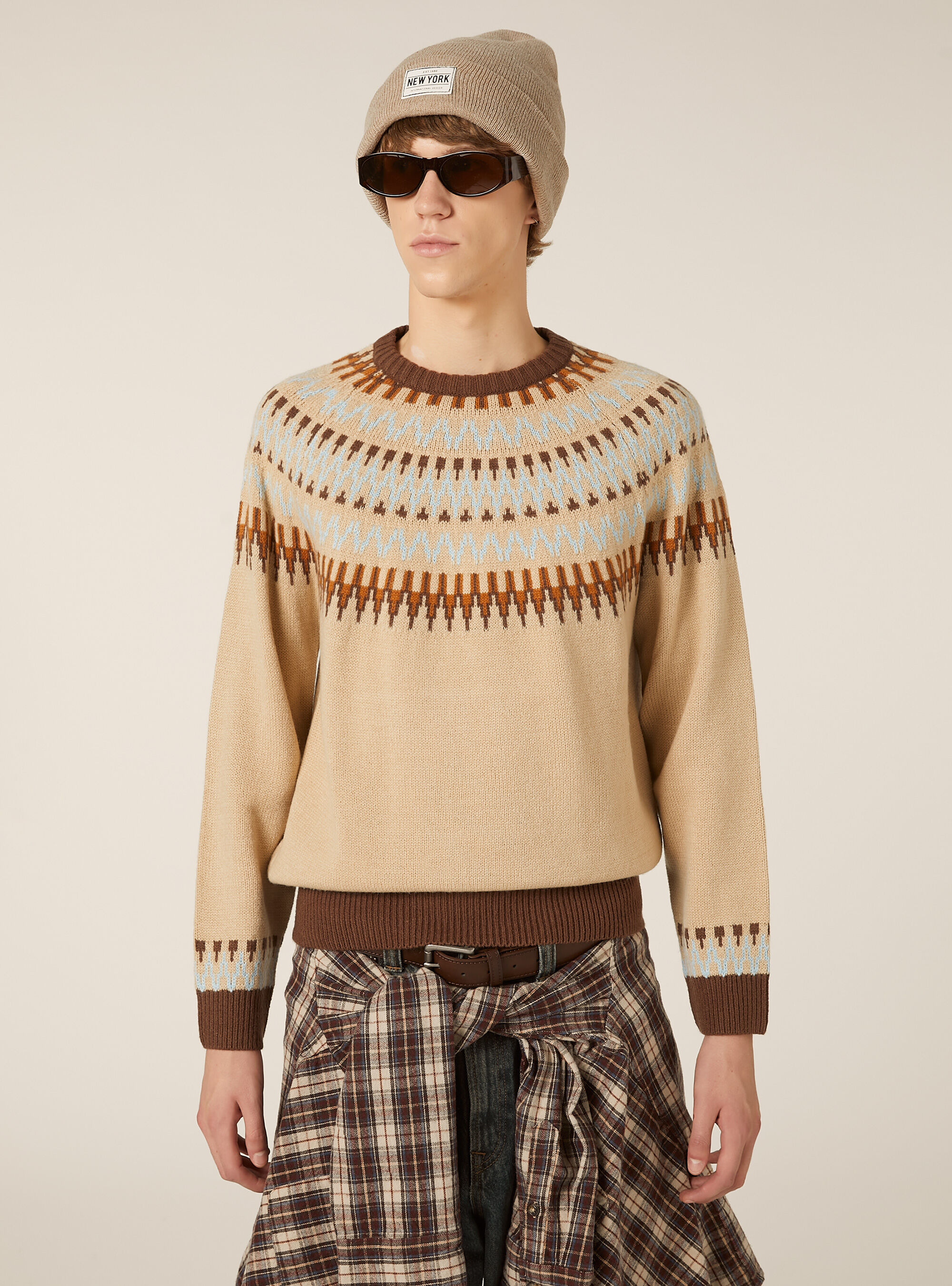 Mountain pullover in wool blend