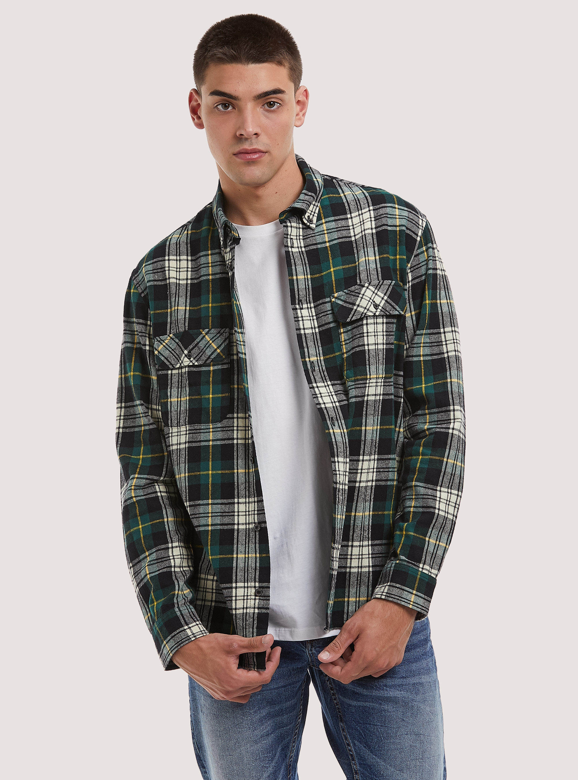 Camicia in flanella outlet