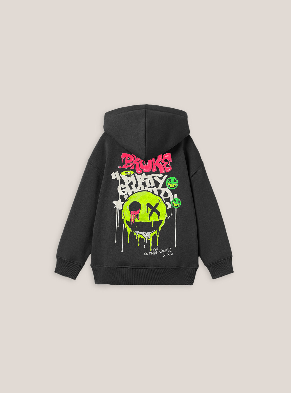 Felpa Mini Me con stampa Smile collection