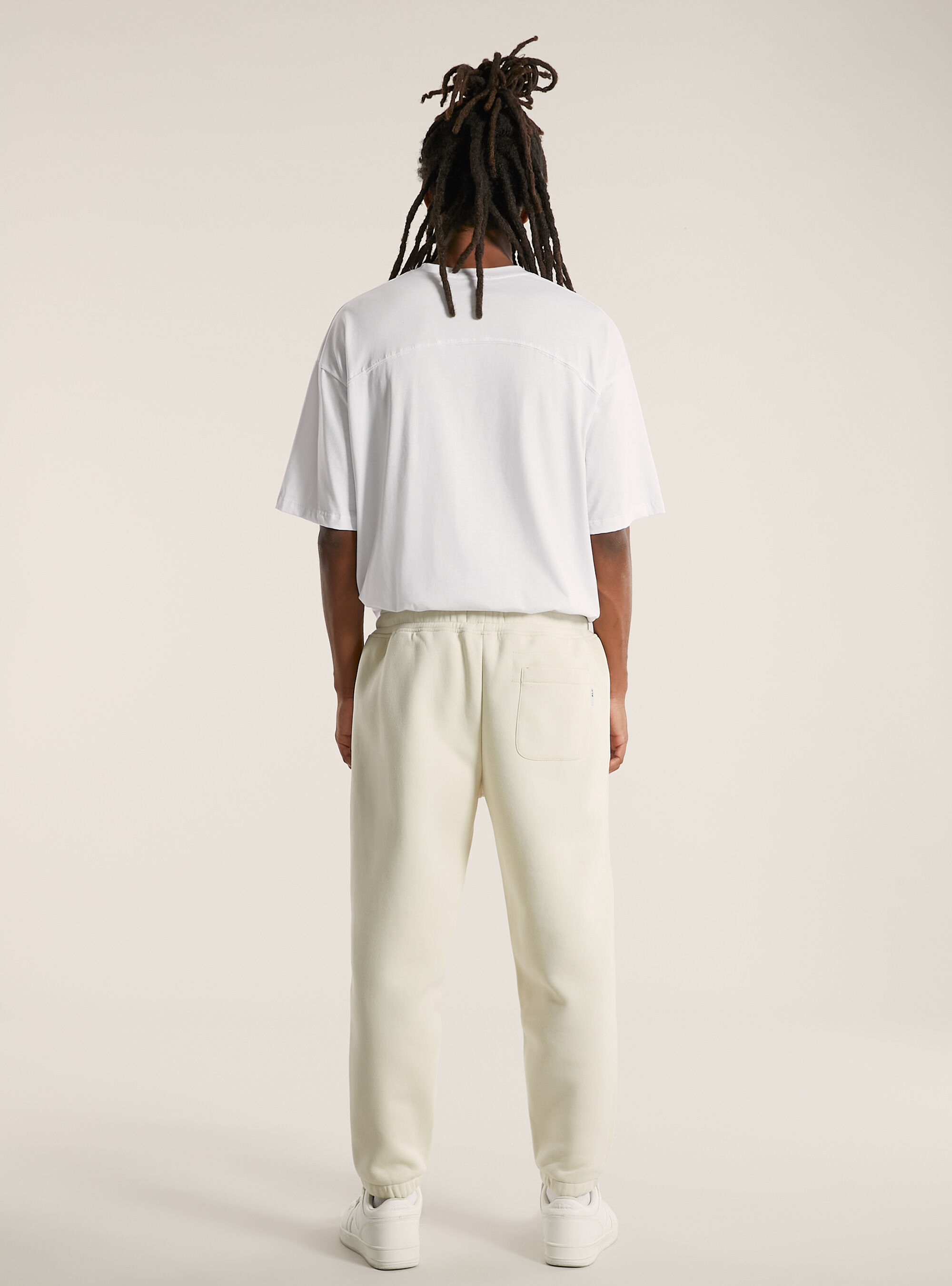 Fleece jogger trousers, CR3 CREAM LIGHT