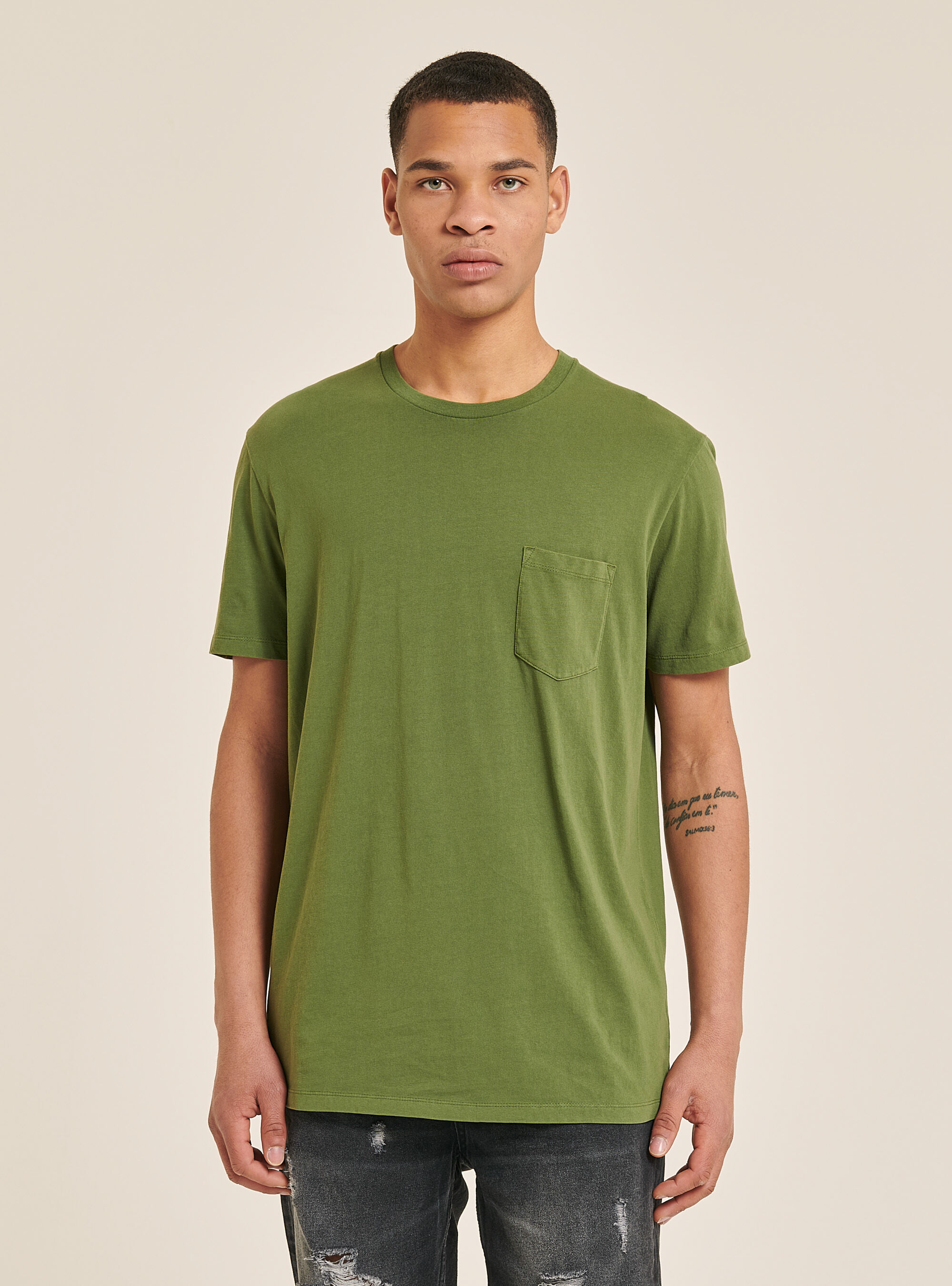 T shirt con taschino sale