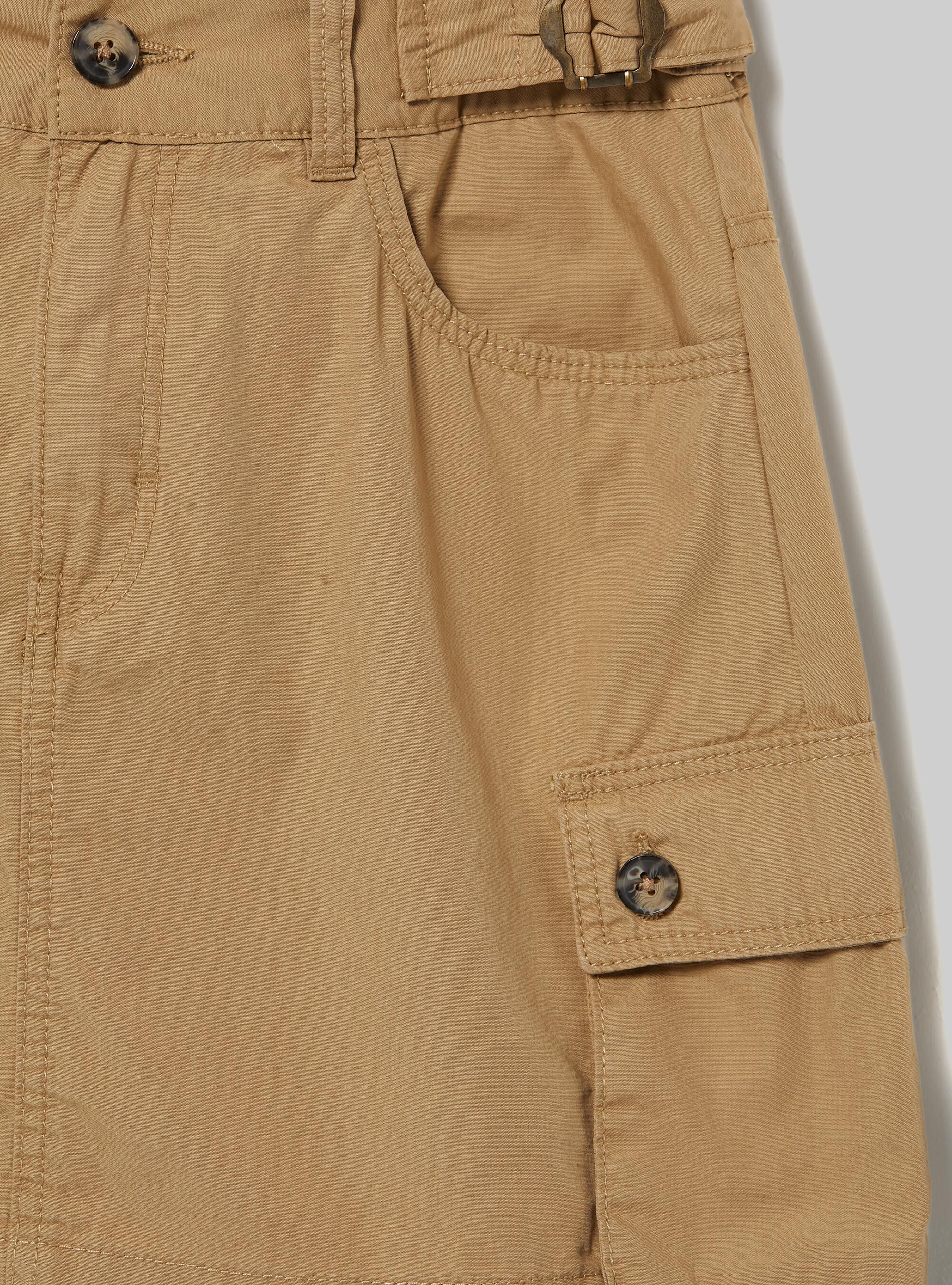 Twill cargo skirt, BG2 BEIGE MEDIUM
