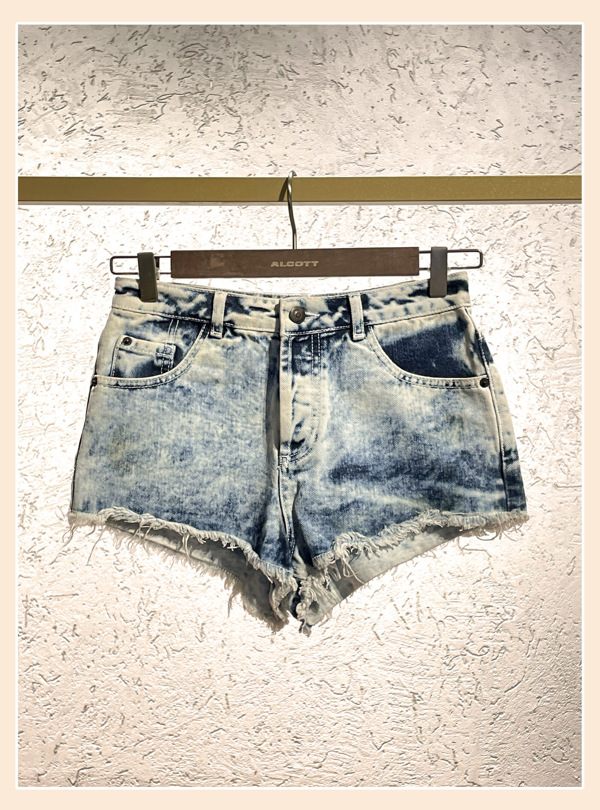 Shorts in denim TOPSHOP MOTO