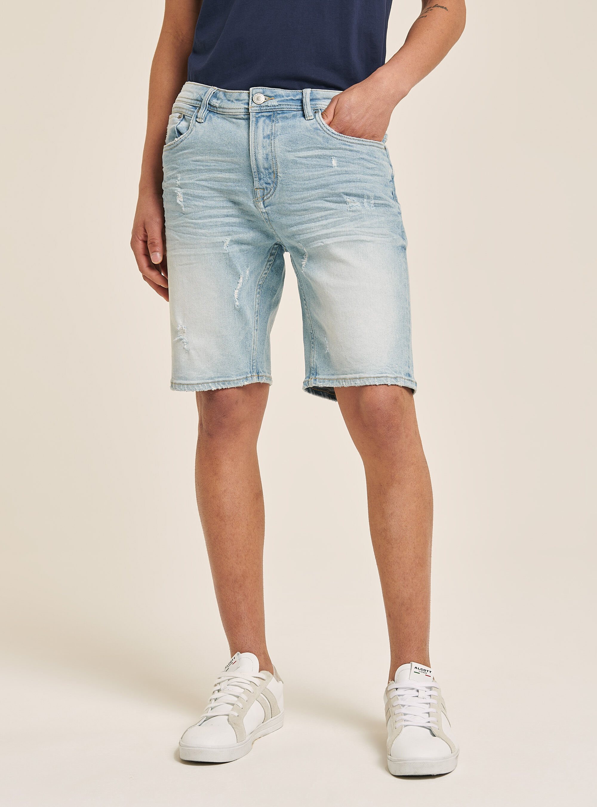 Bermuda in denim slim fit | Alcott | Shorts Uomo